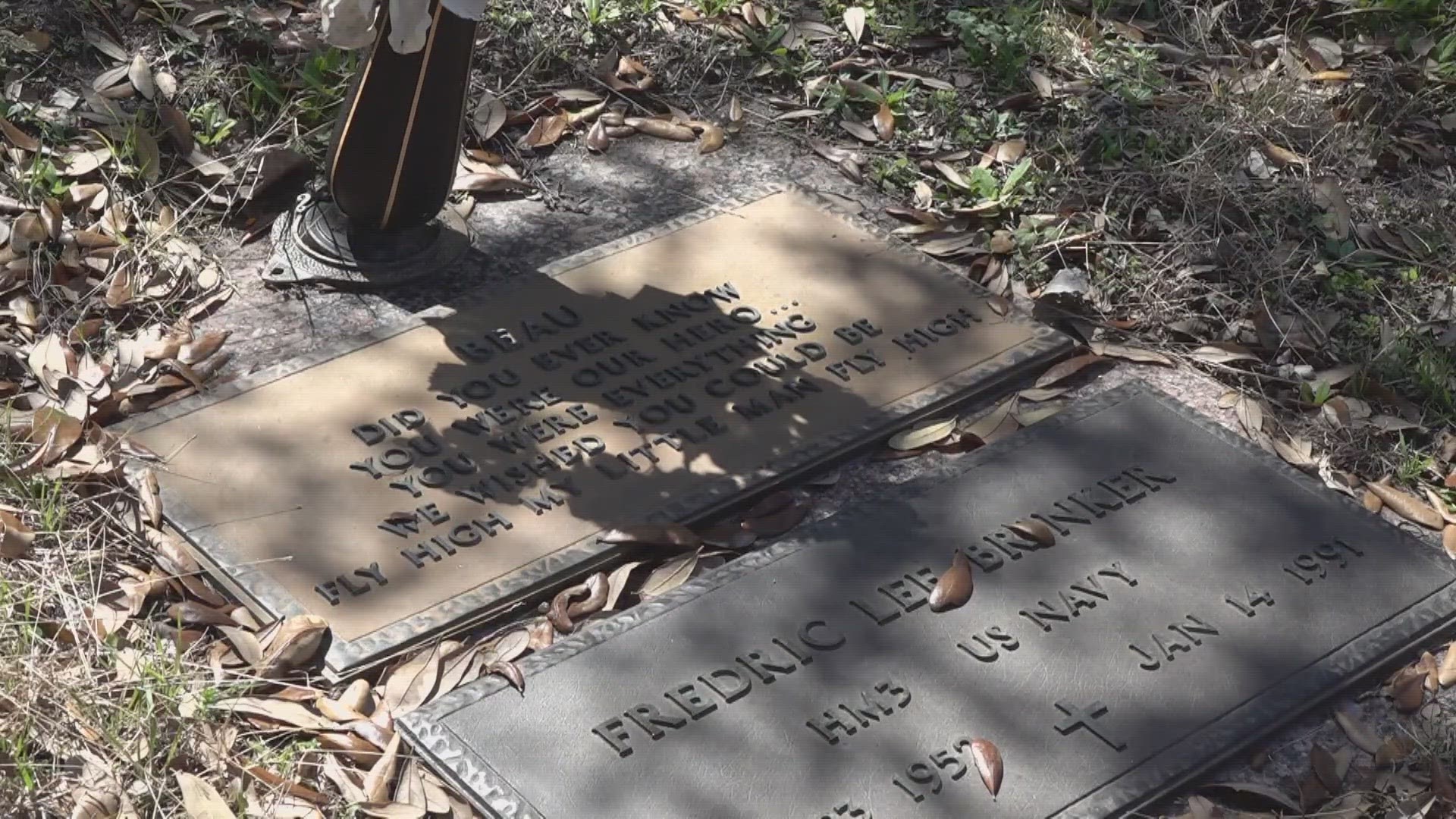 The cemetery says the headstone has been on backorder for awhile now.