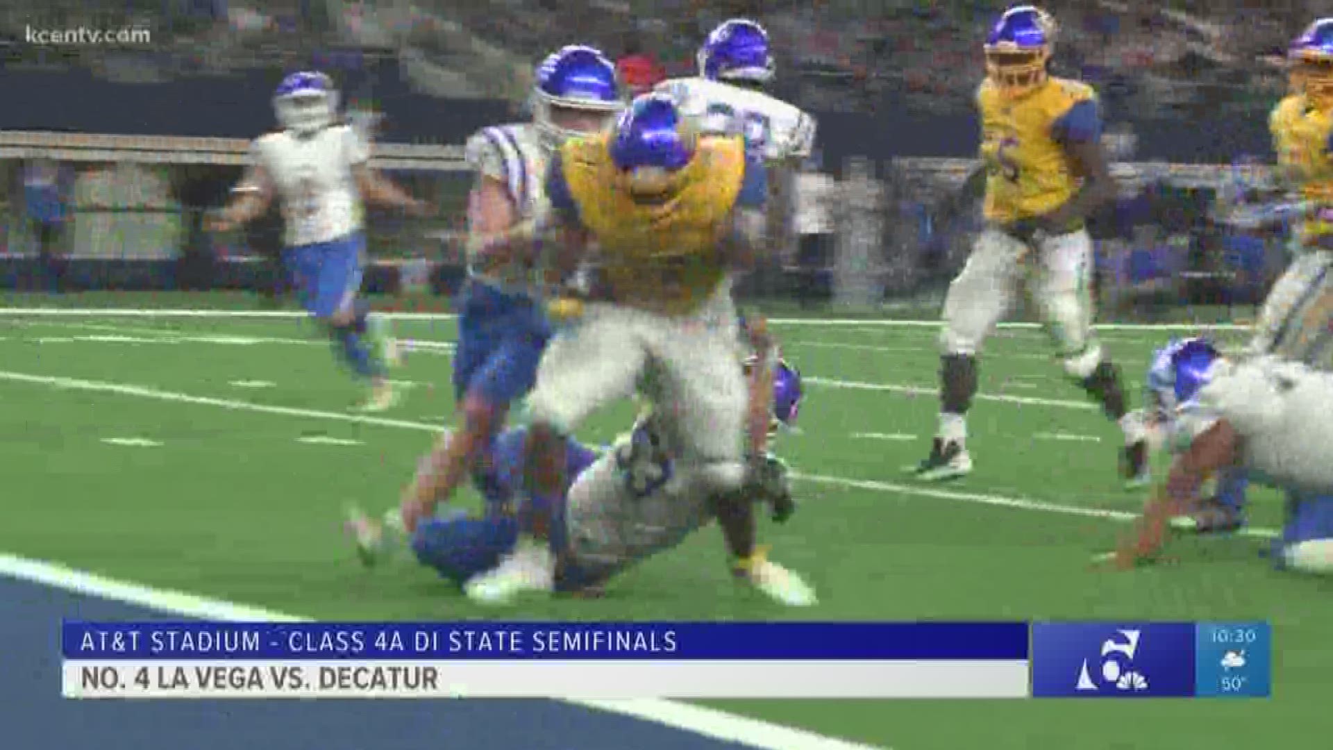 La Vega absolutely destroyed Decatur, 53-0, en route to the state title game.