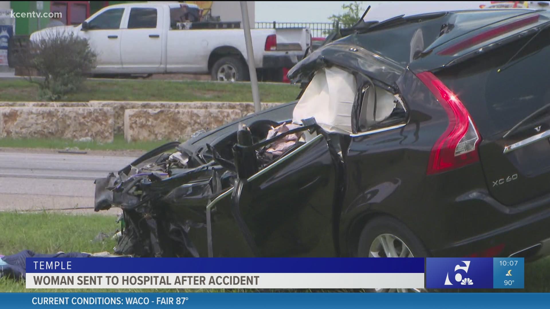 Temple crash update Woman injured on SE HK Dodgen Loop