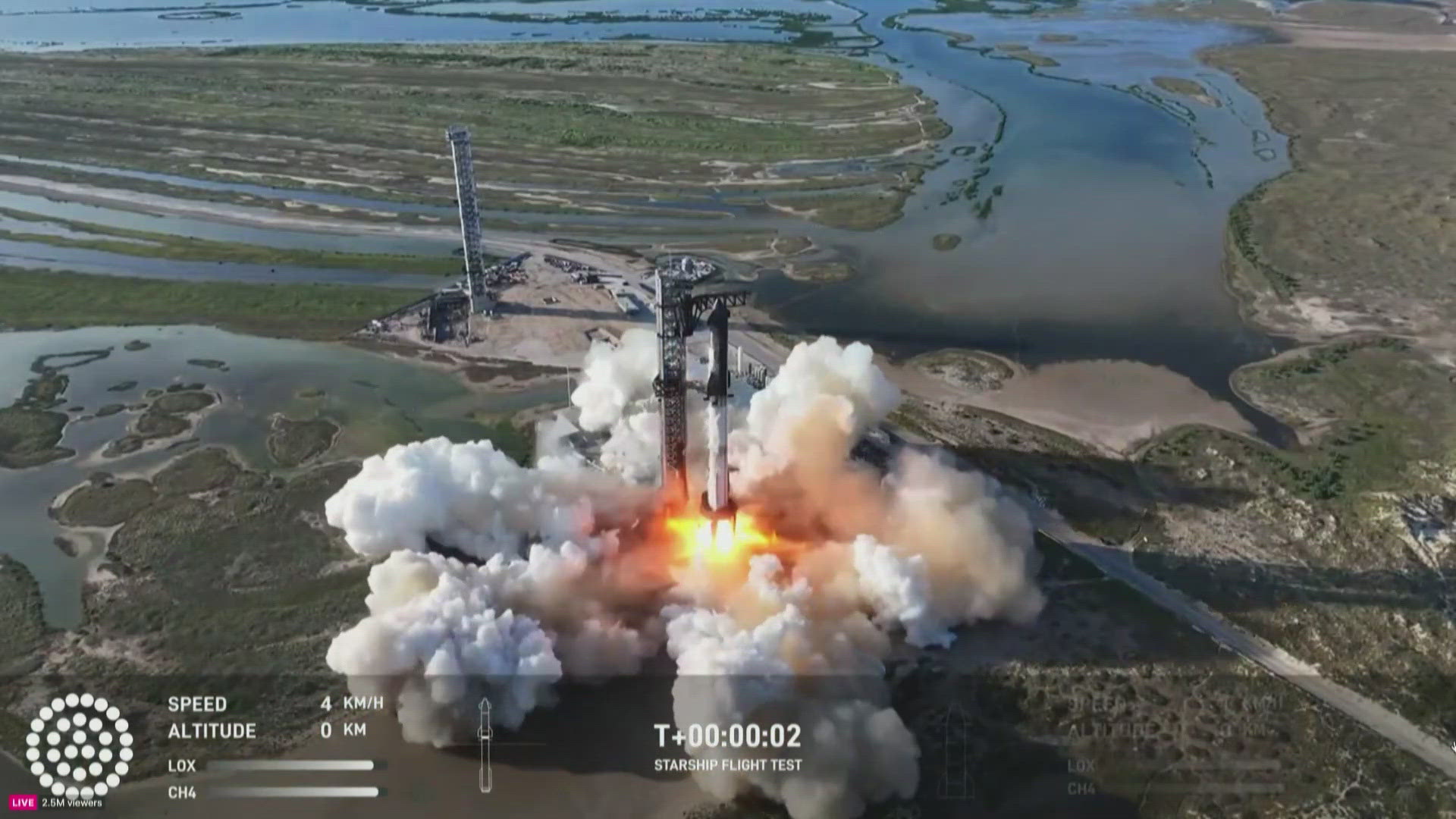 SpaceX launches mega-rocket Starship into orbit