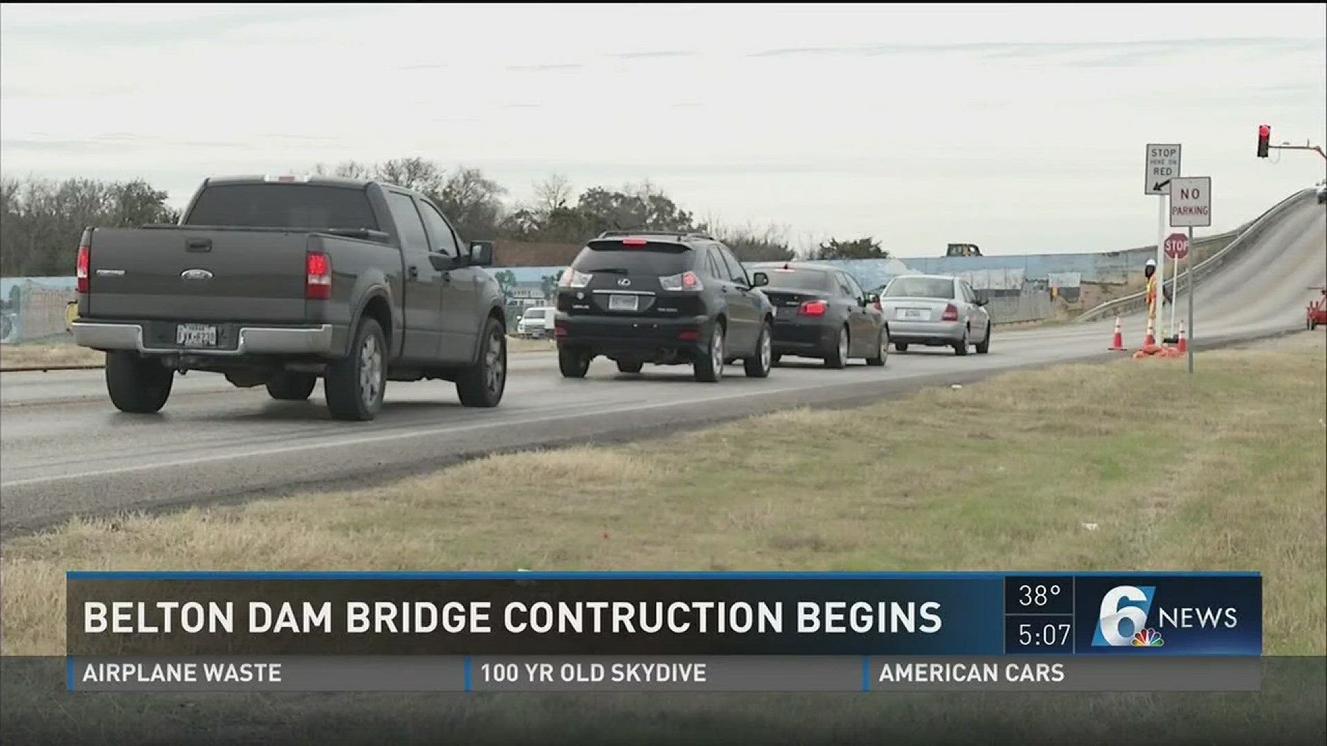 If your commute includes crossing the Lake Belton Dam, get ready for some delays.