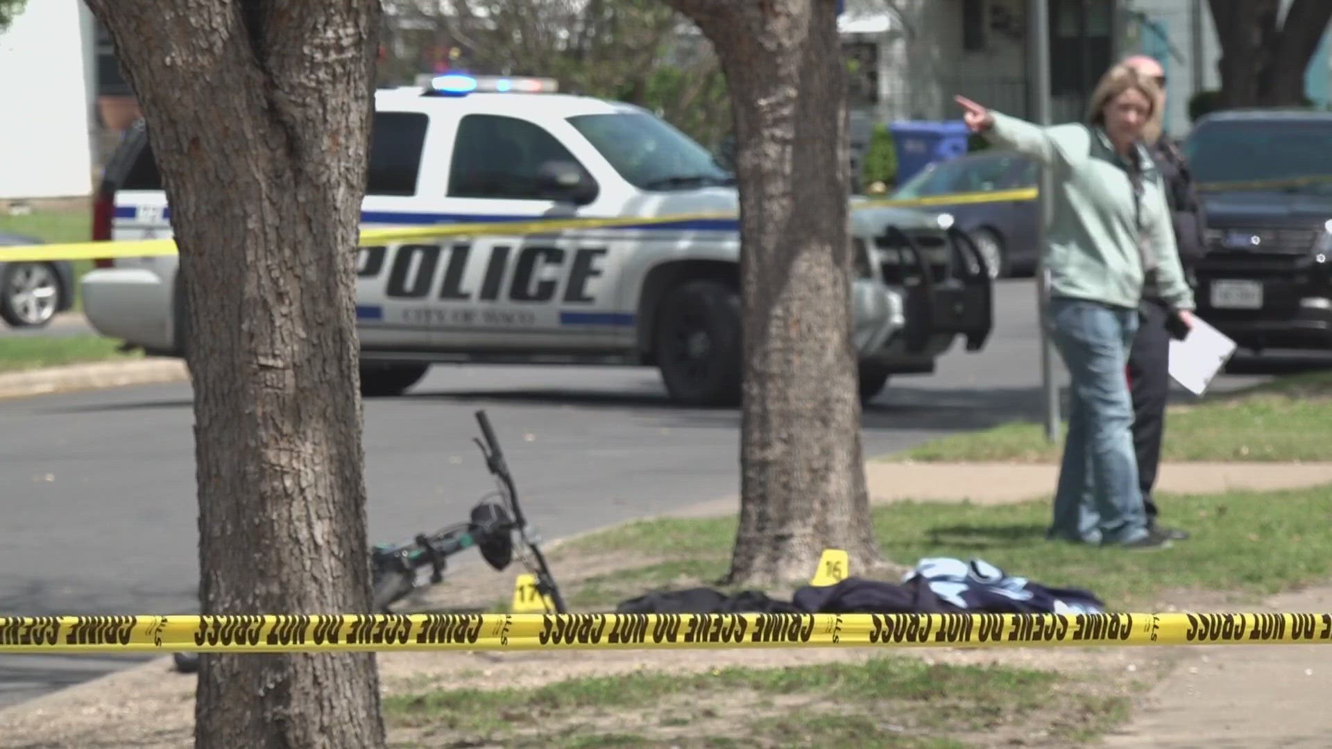The victim was shot and killed in the middle of the day in a Waco neighborhood.