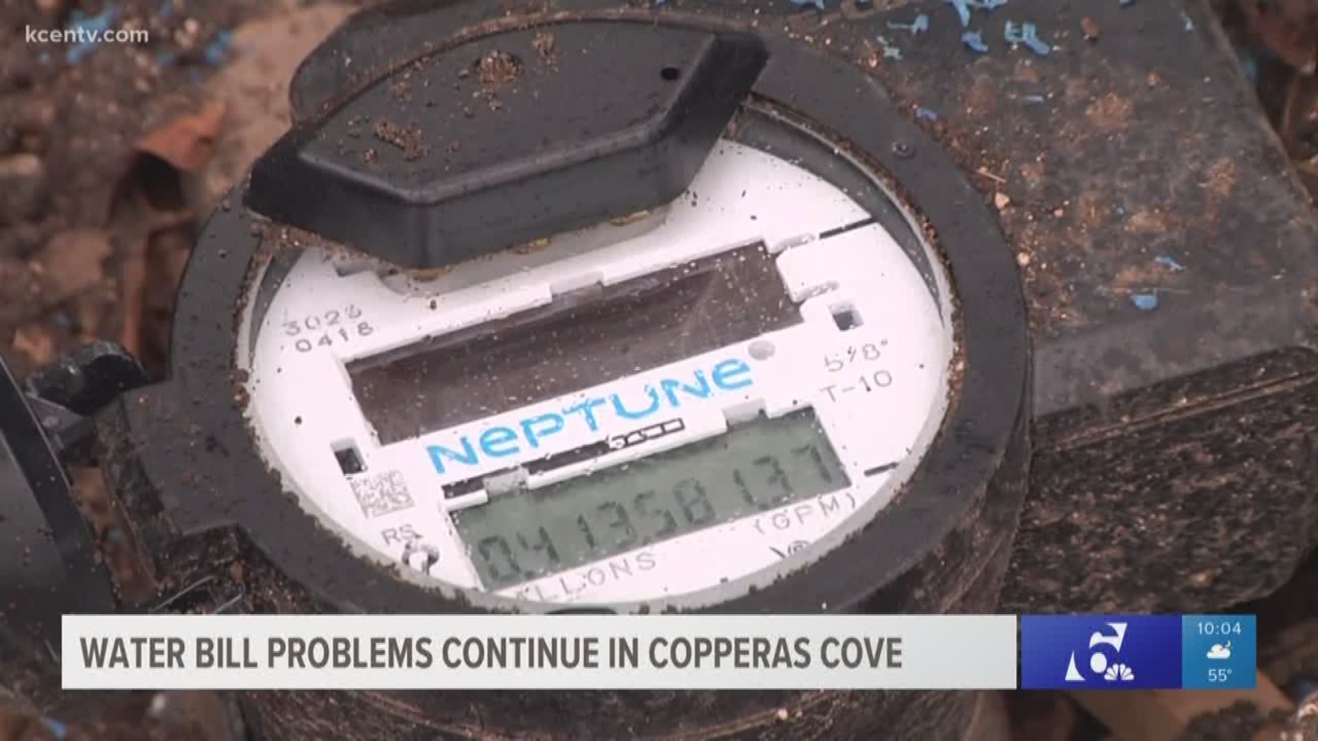 Water bill problems continue in Copperas Cove