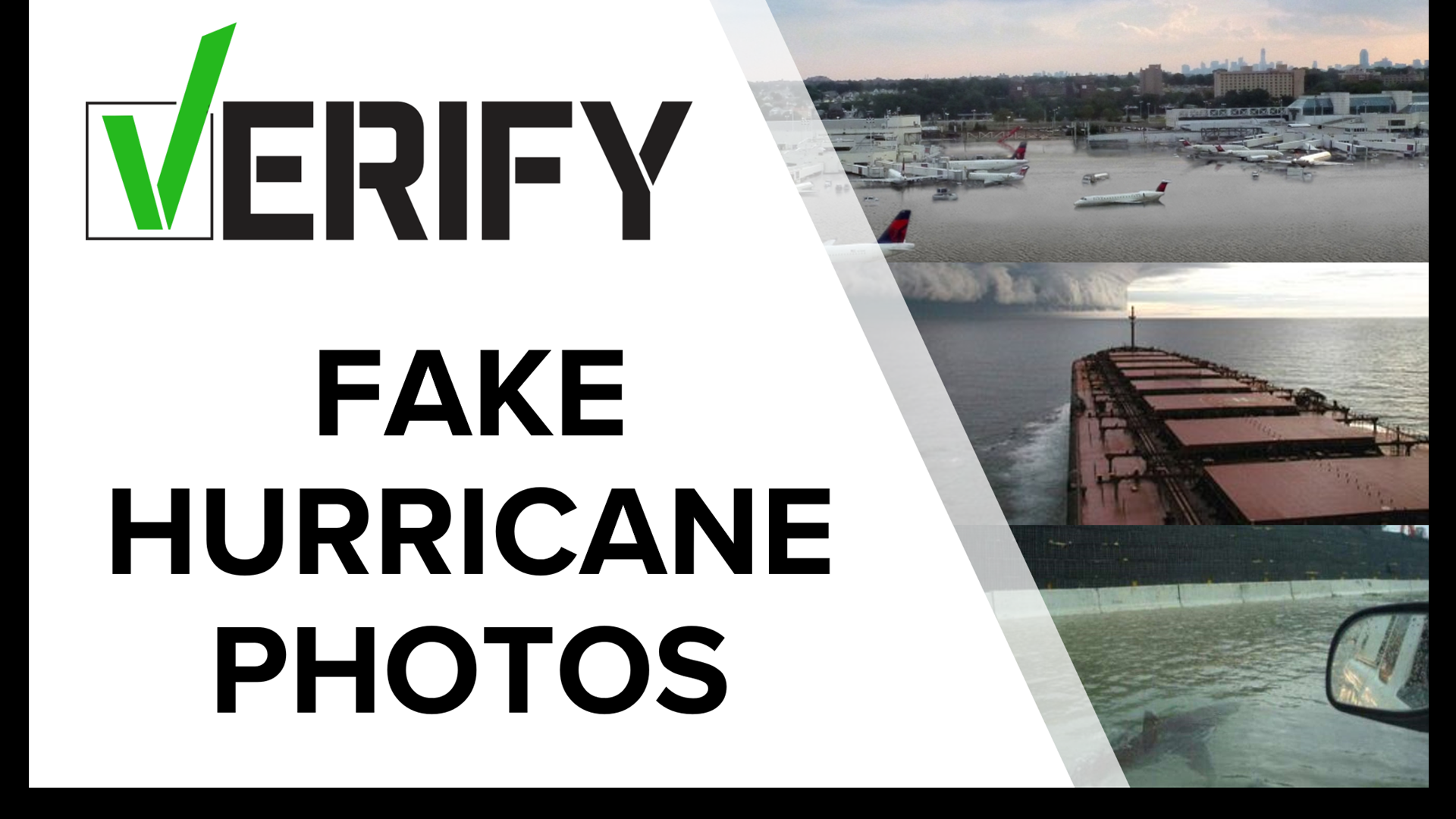With so many hurricane photos making the rounds online it's hard to know which are real and which are fake. Chris Roger's verifies.