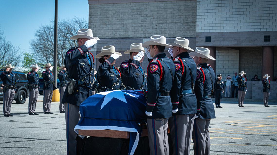 Retired Texas DPS Trooper laid to rest in Waco