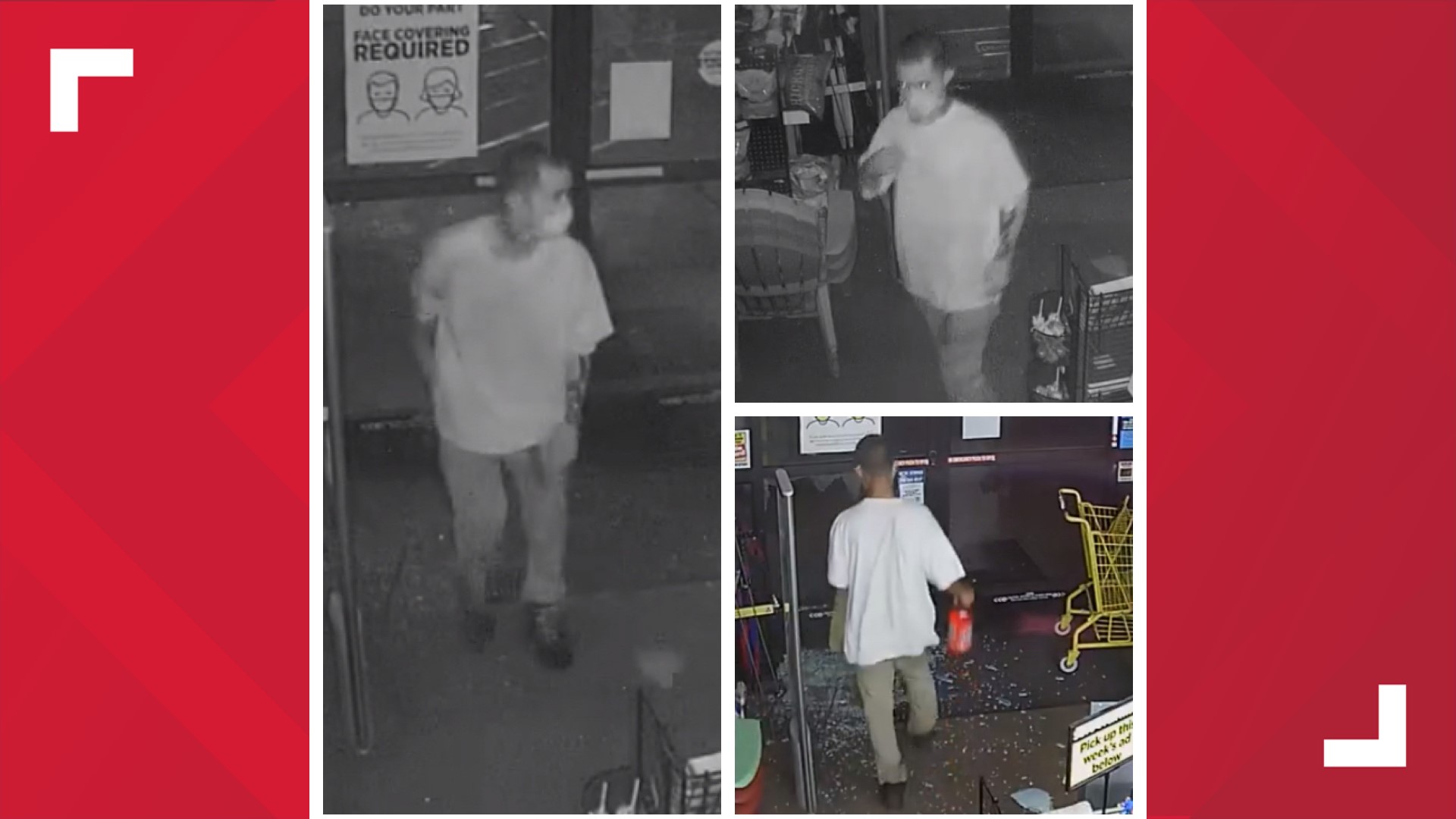 The overnight burglary occurred May 3 and detectives are hoping you recognize him.