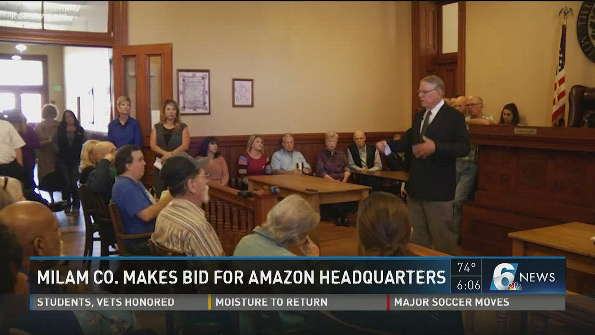 Milam County is making its proposal to become one of the possible locations of Amazon's second headquarters.
