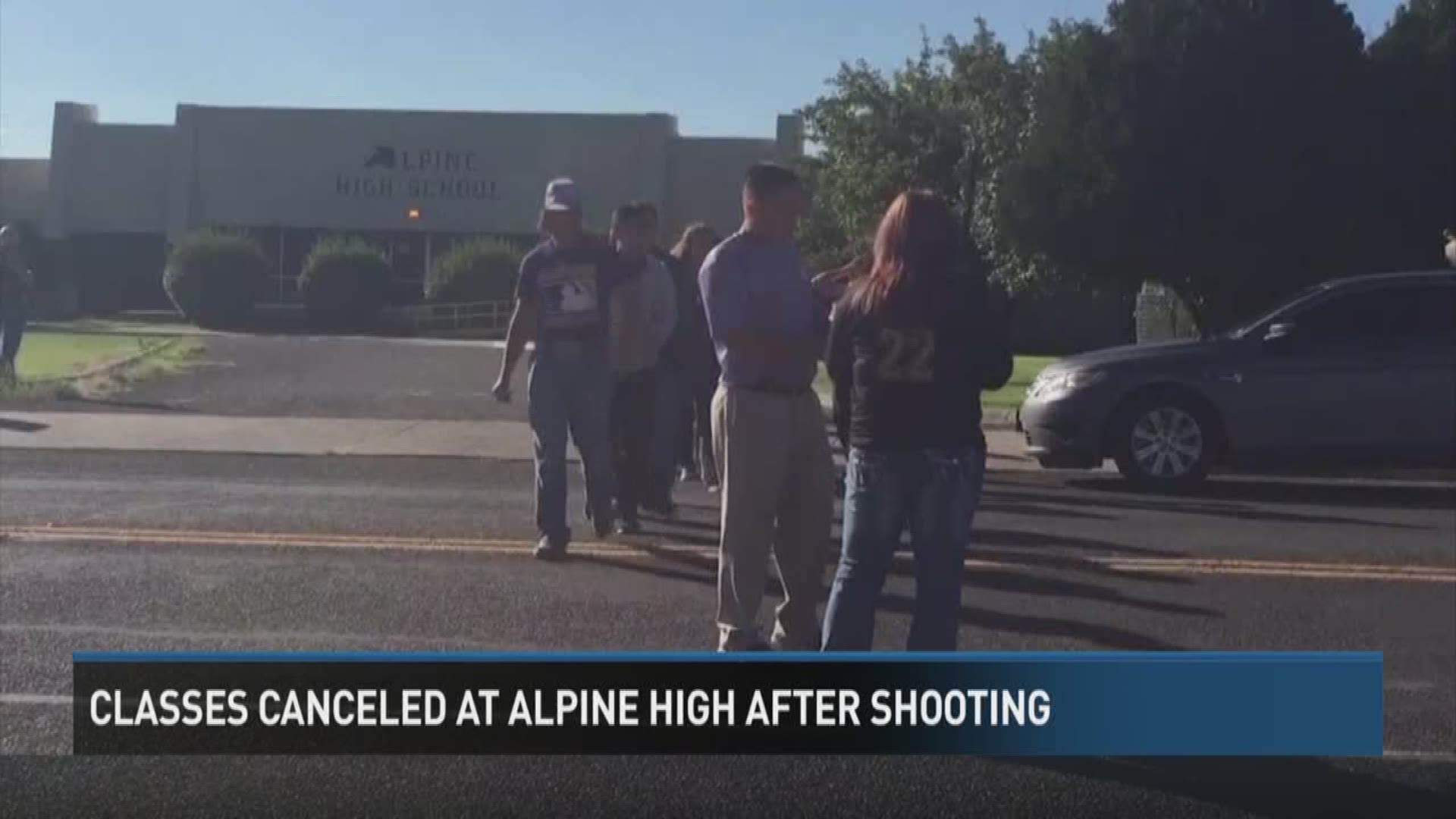 The Alpine Independent School District canceled classes after one of their students shot a girl, then turned the gun on herself. 