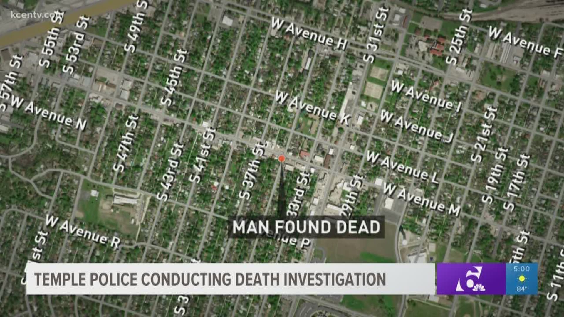 Temple police are investing a "questionable death" in the 1300 block of South 35th St..