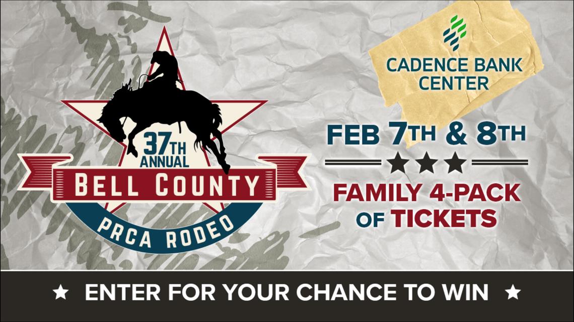Enter to win Family 4pack of tickets to Bell County Youth Fair & PRCA
