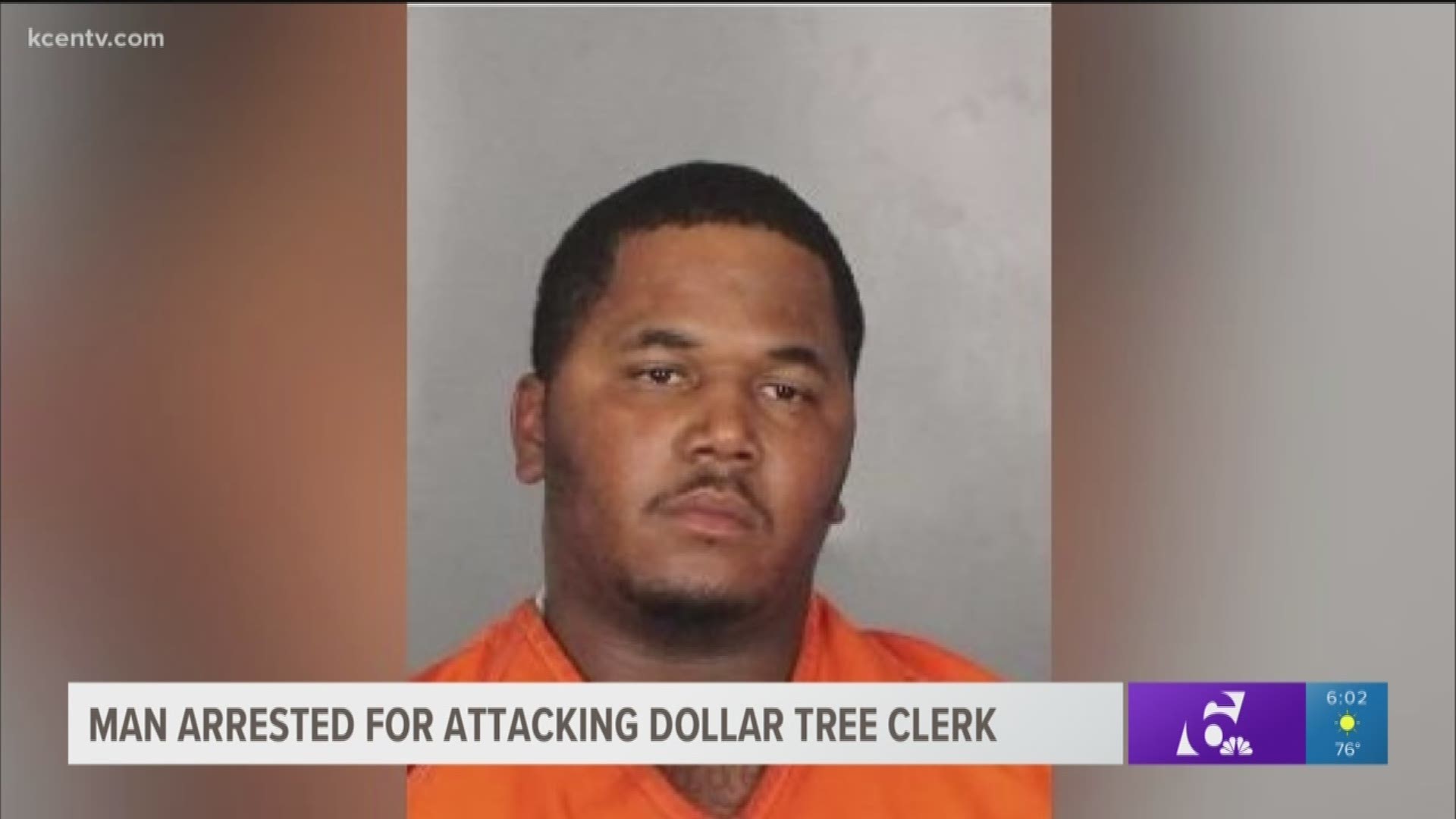 Wanted man arrested for attacking Dollar Tree clerk.
