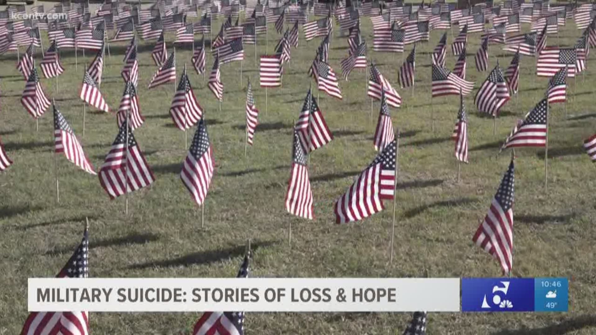 Leslie Draffin sat down with six families affected by military suicide who hope their stories of loss will encourage others struggling with mental health to seek help.