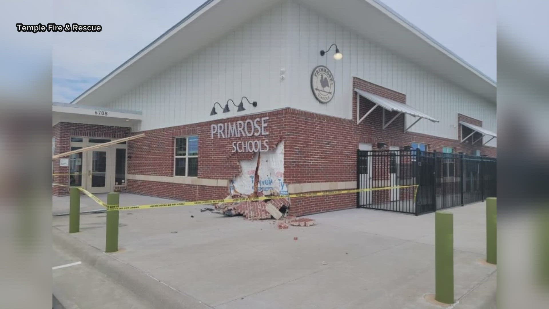 No children were injured and neither was the driver. Officials have not given any updates as to whether charges have been filed.