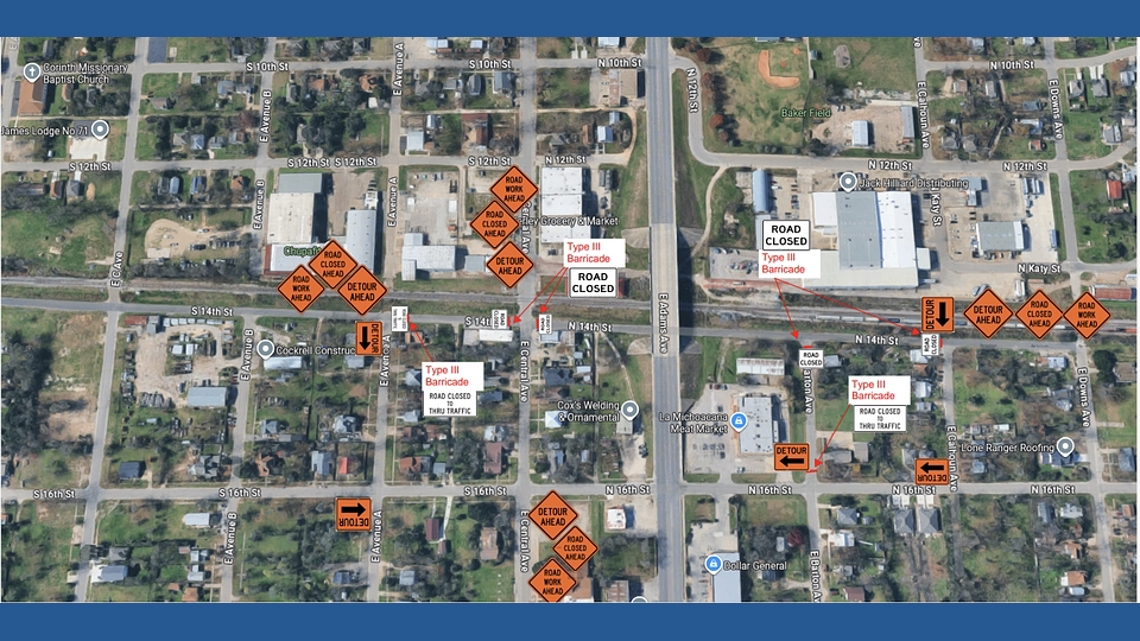 Temple drivers to face lengthy detour as sewer construction continues