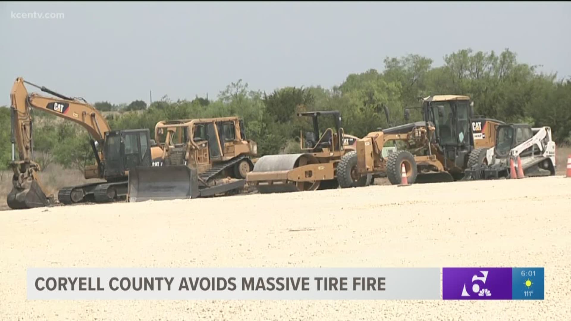 Tire cleanup finally starts in Coryell County 