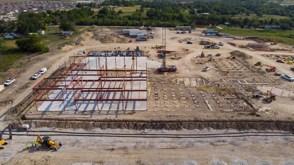 Temple, Texas News Construction progress on new school