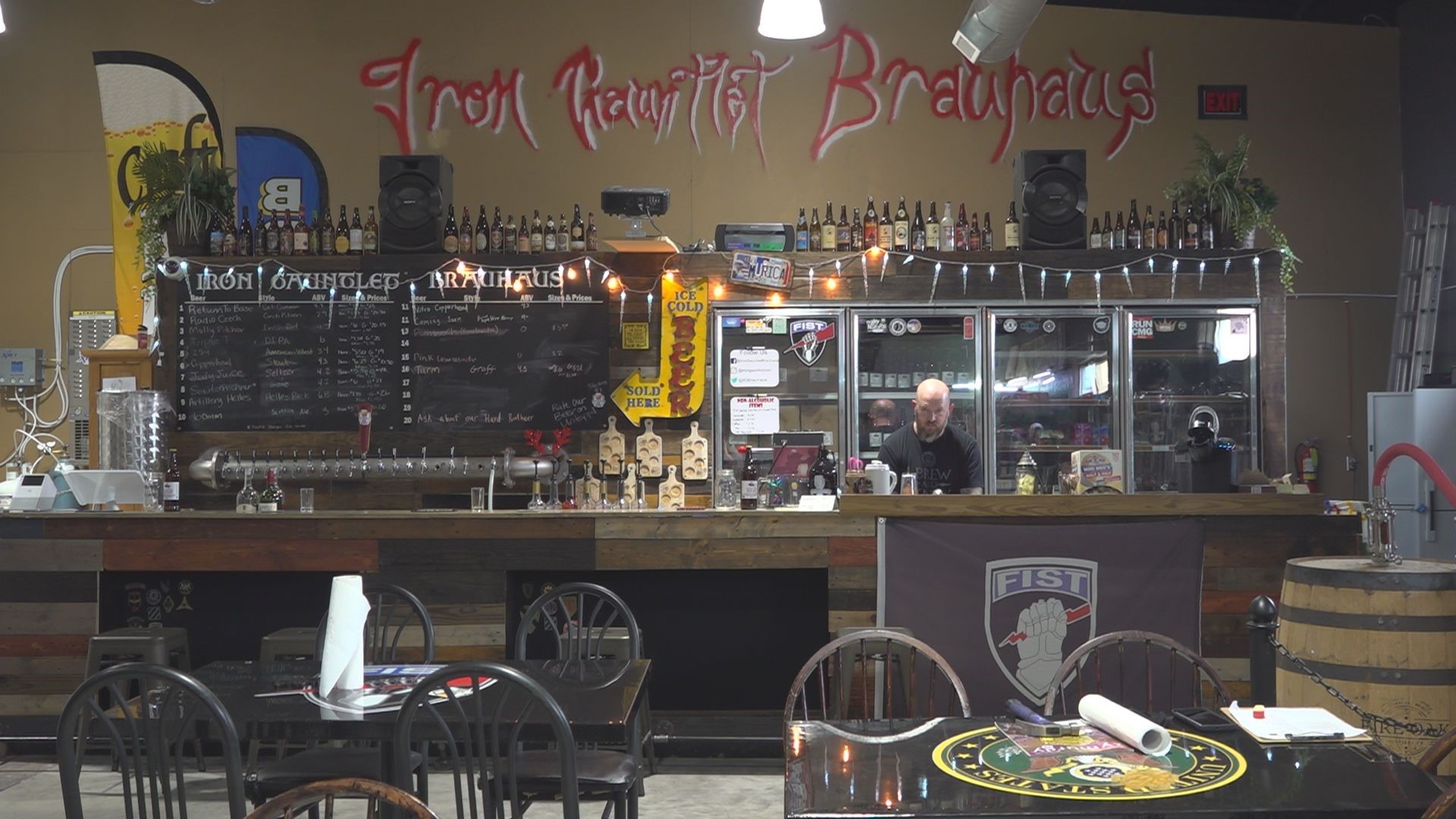 The owners of Iron Gauntlet Brauhaus in Killeen say they're proud to be the city's first craft microbrewery.