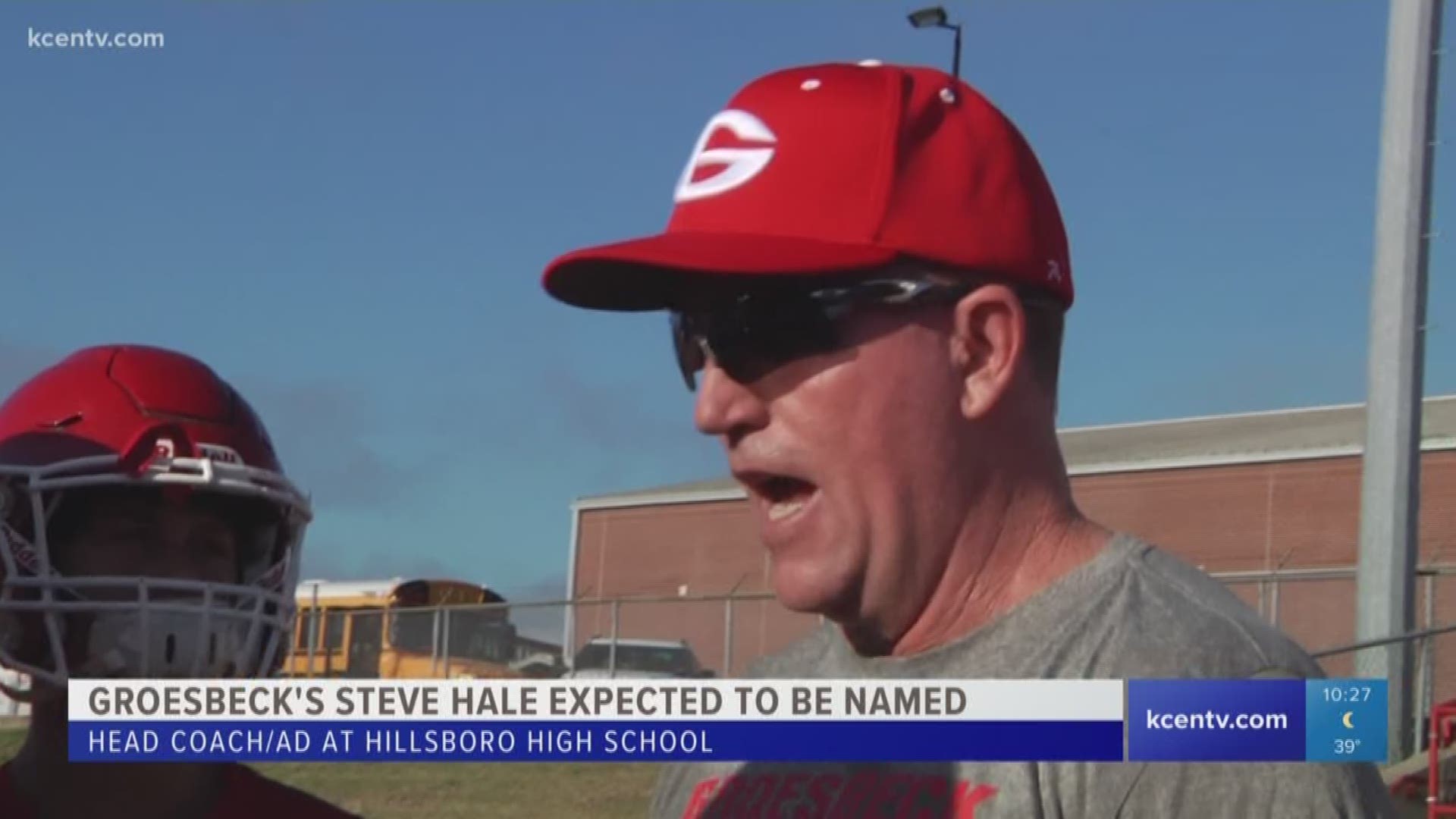In a board meeting Wednesday night, Hillsboro High School is expected to name Groesbeck football coach Steve Hale their new head football coach and athletic director.