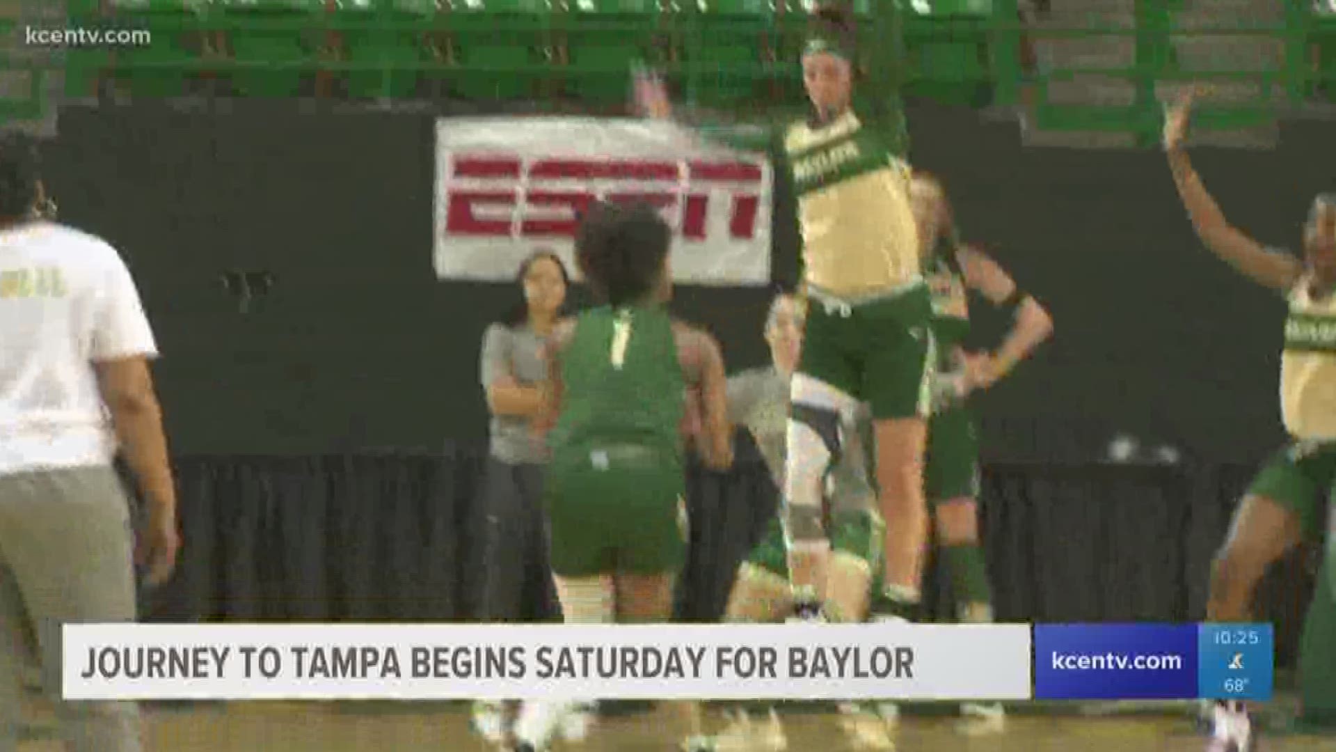 "Together to Tampa" has been the Lady Bears' motto all season, and Saturday's game against Abilene Christian University is a stepping stone to that goal.