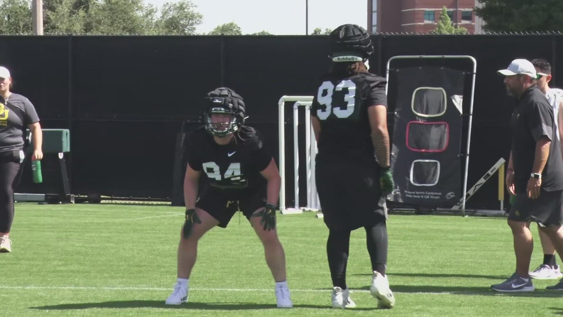 Today marked the first day with full pads.