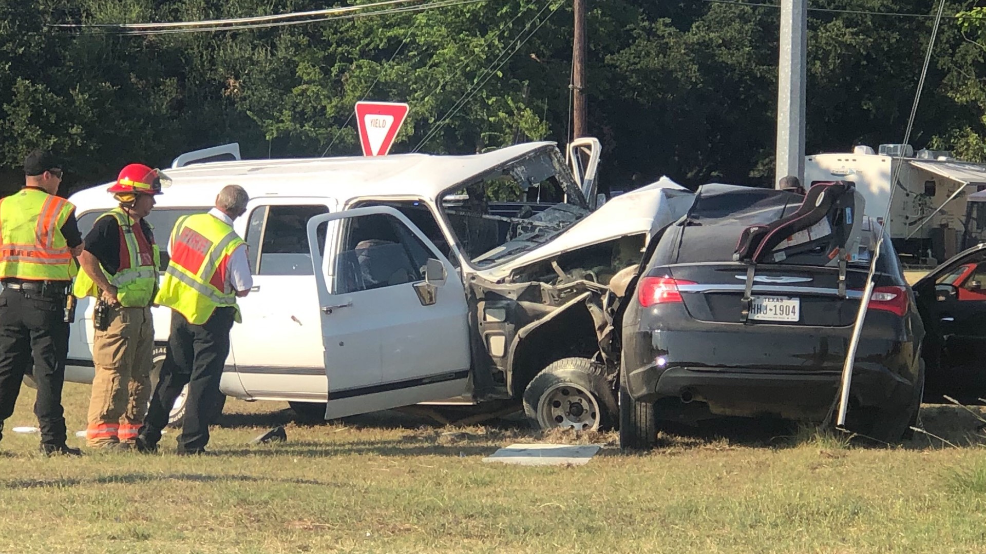 The crash happened just before 5 p.m. at the intersection of FM 3219 and FM 439 in Harker Heights.
