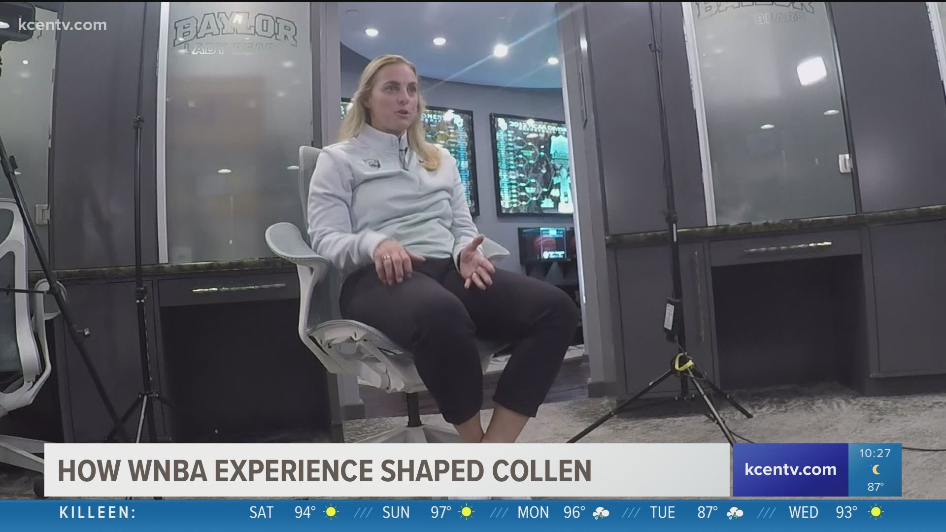 After five years in the WNBA, Nicki Collen is returning to the college game. How does that time in the pro's help her approach at Baylor?