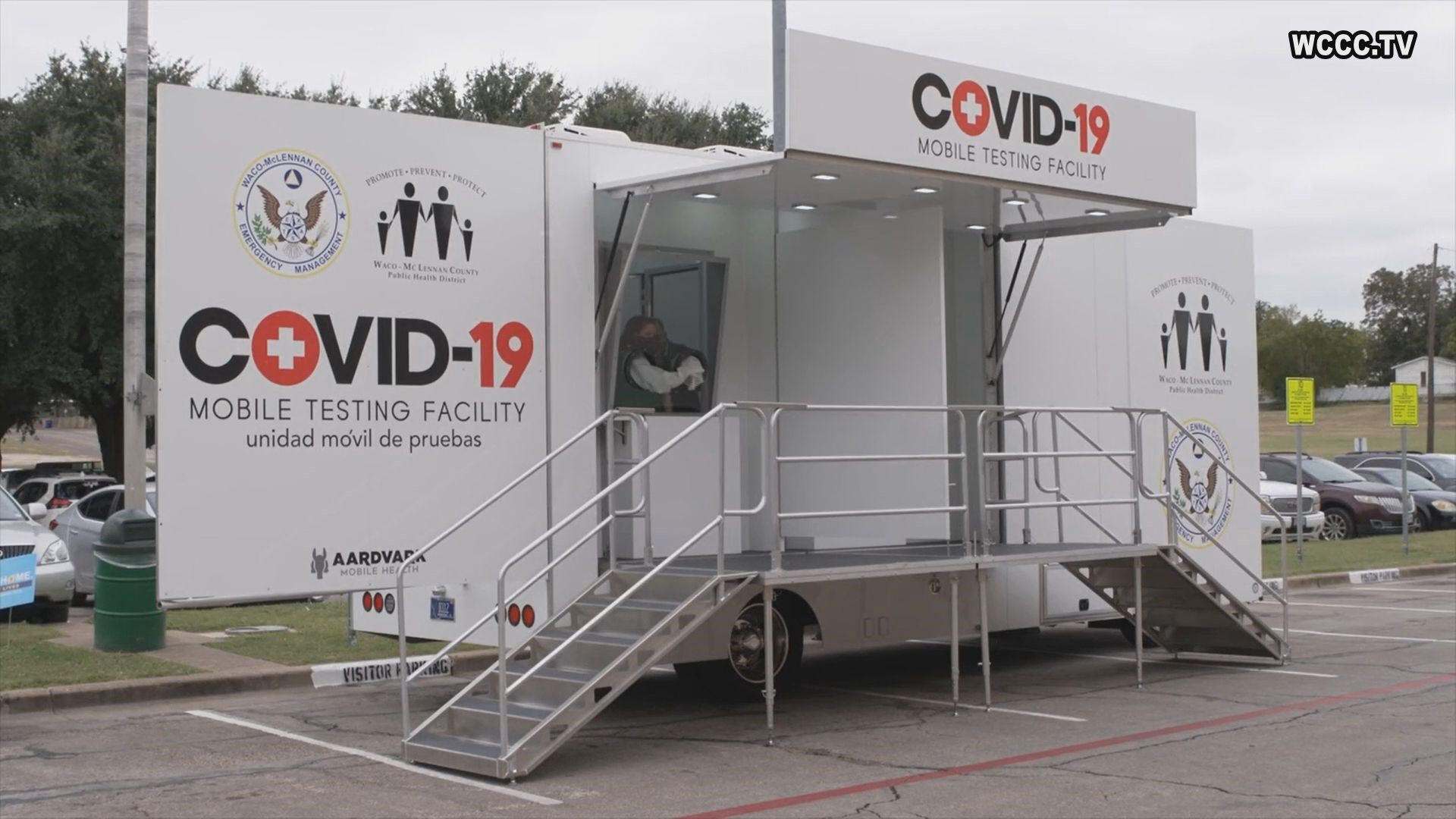 The City of Waco has rolled out a mobile Covid-19 testing unit as cases spike in McLennan County.