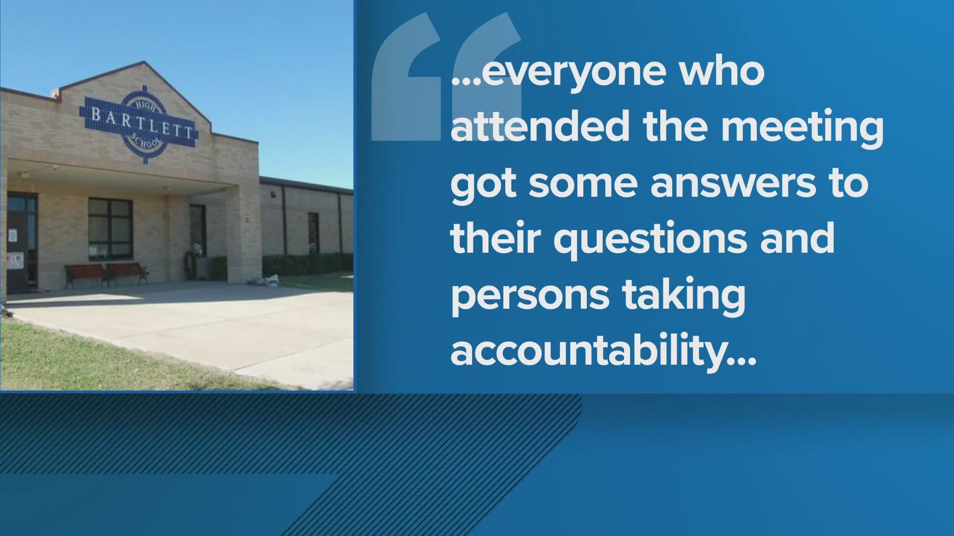 Parents voiced concerns and Bartlett ISD officials emphasized transparency as the community looks to recover after 2nd alleged improper student-teacher relationship.