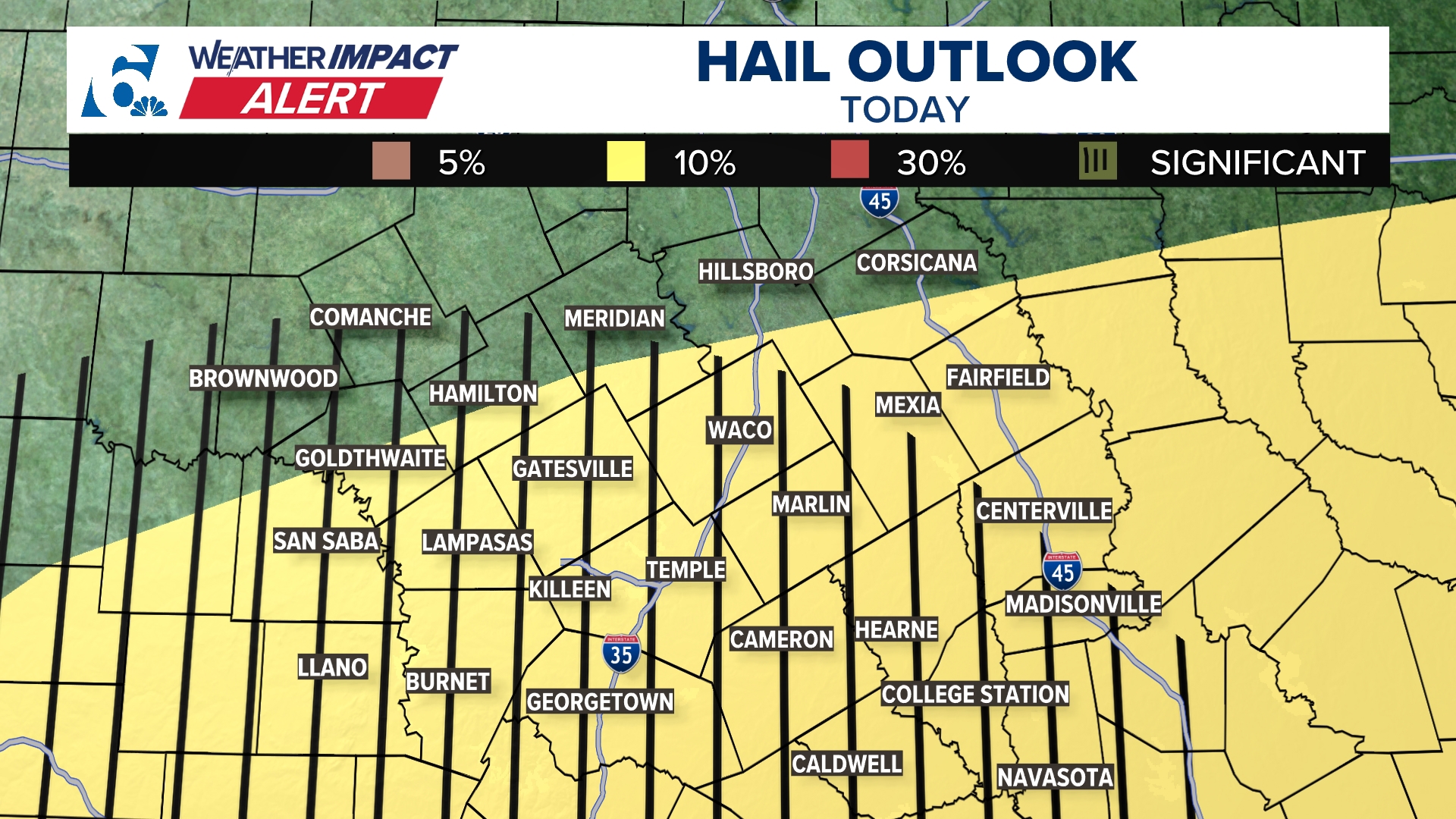 Possible Severe Storms Threaten Central Texas Wednesday | Weather ...