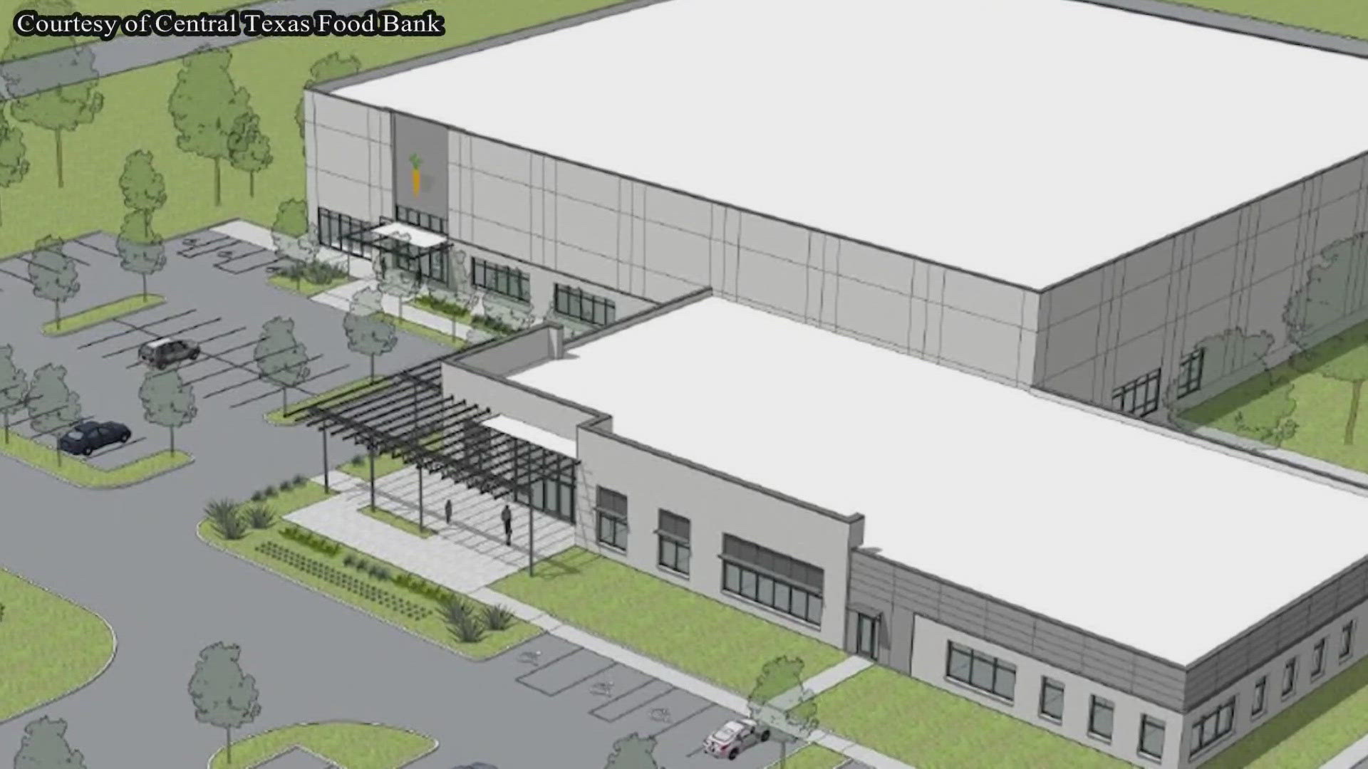 The facility will have food gatherings, preparation, and a distribution hub, and will serve communities across multiple counties in Central Texas.