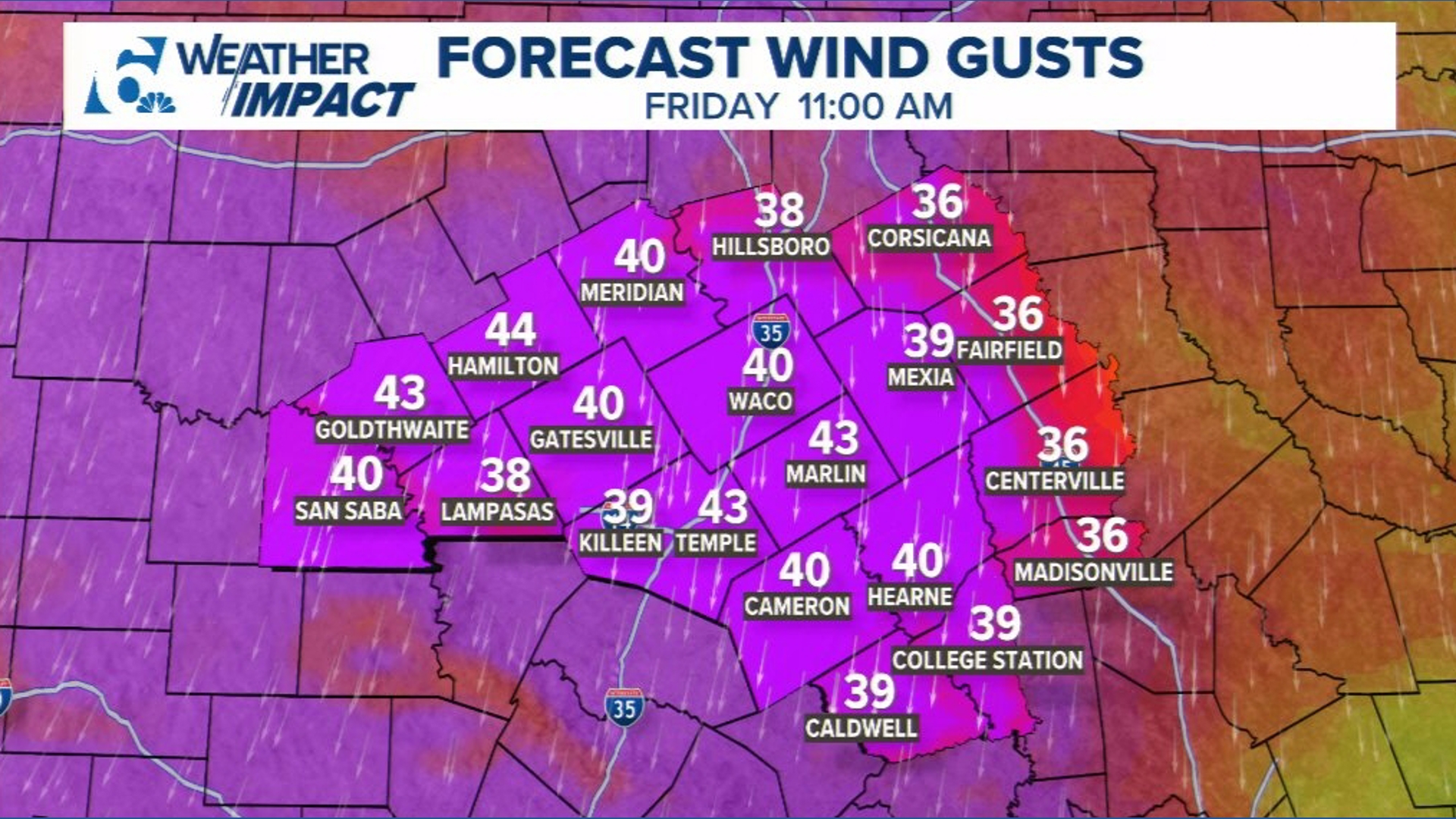 The Wiid Rises Rain chances return to Waco area, temperatures rise back into the mid ...