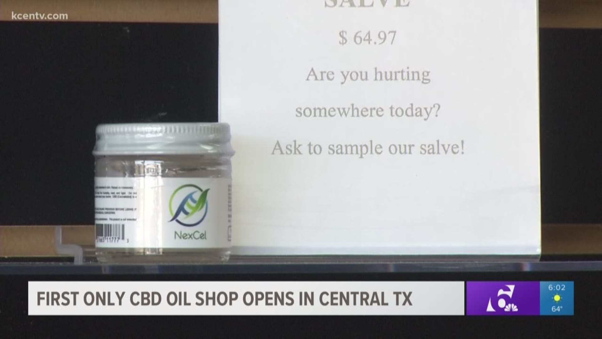 CenTex CBD opened its doors for the first time in Temple Friday. The store only accepts cash or checks.