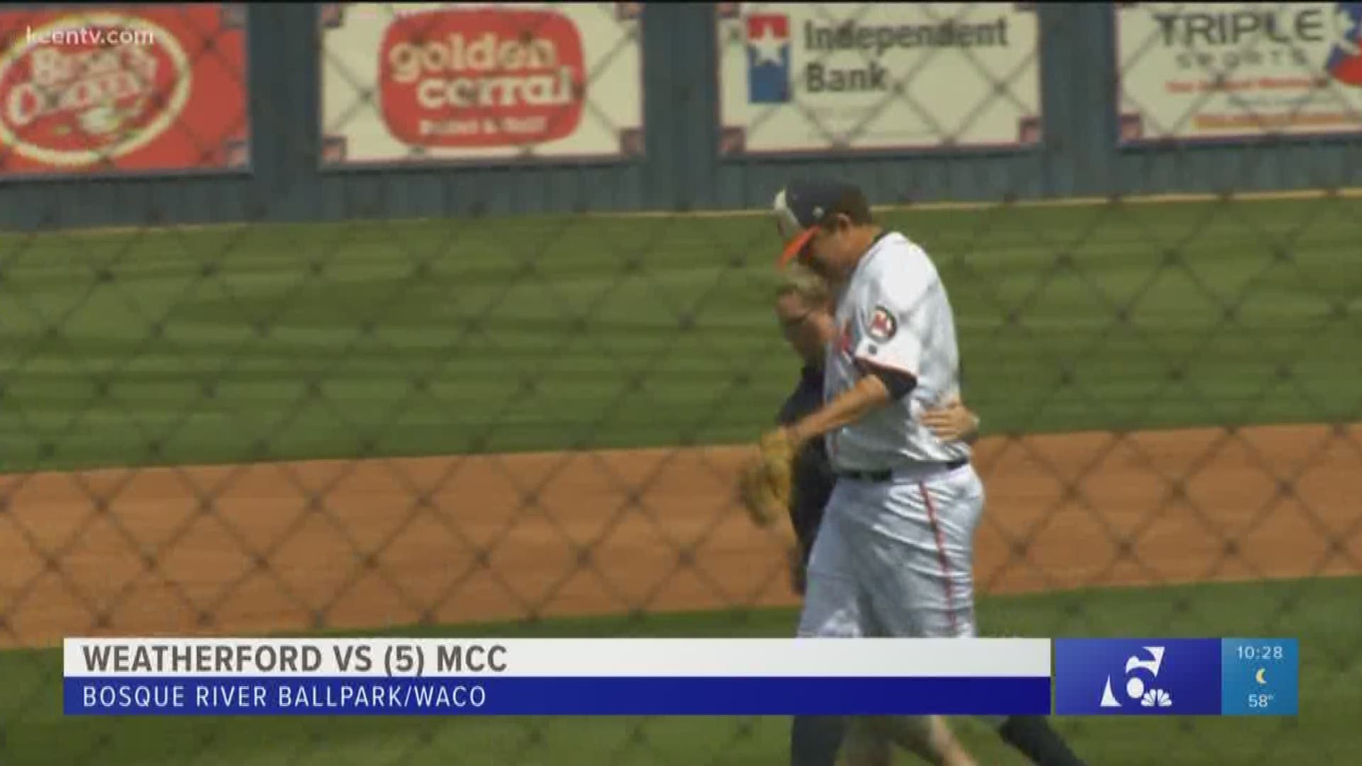 Number 5 MCC played host to Weatherford in game one of a double-header. 