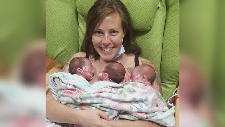 'I didn't think I could have any kids' | Killeen mom and army veteran raises three identical twins all on her own