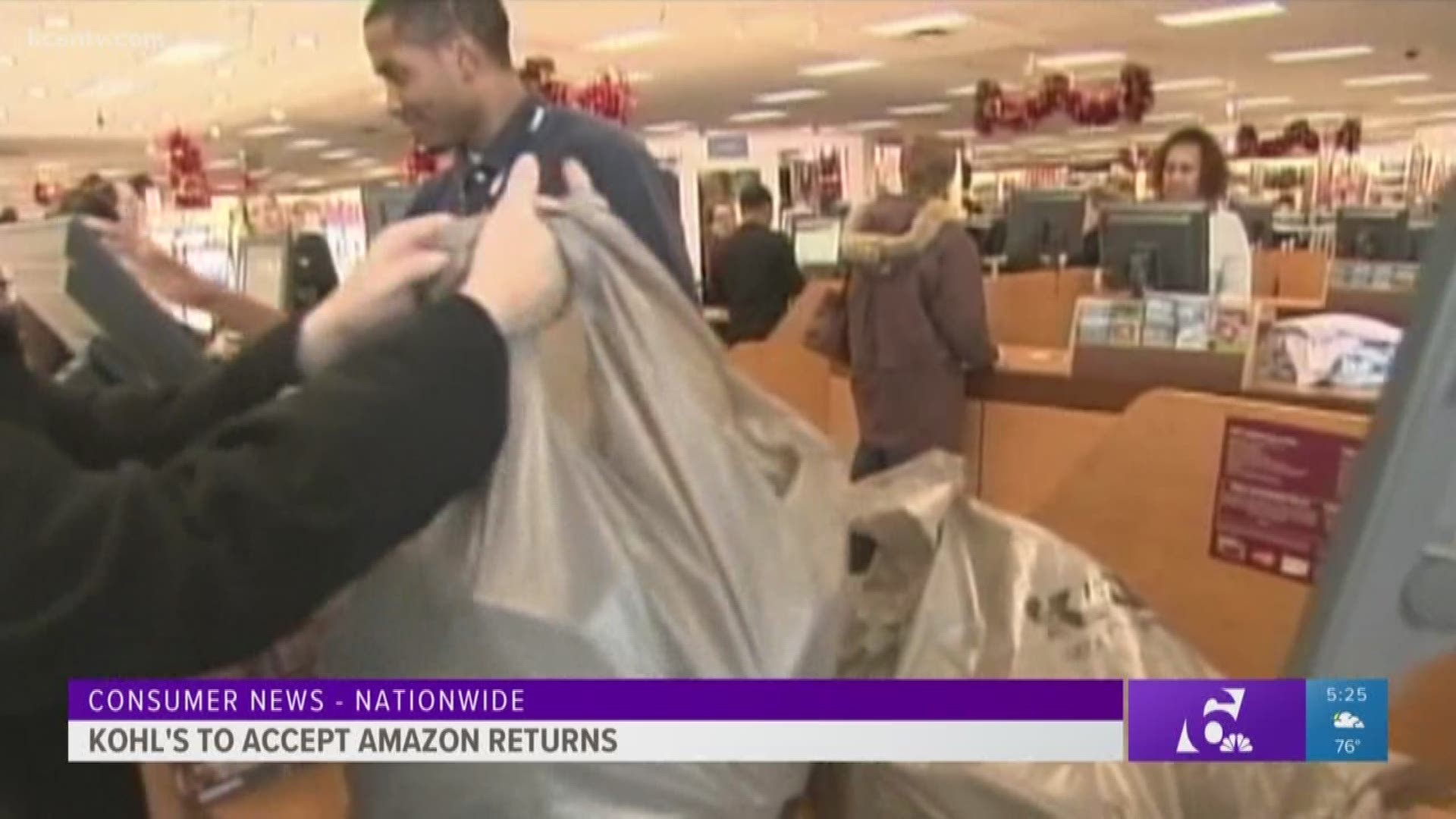 Starting in July, Amazon customers will now be able to return merchandise to Kohl's stores.