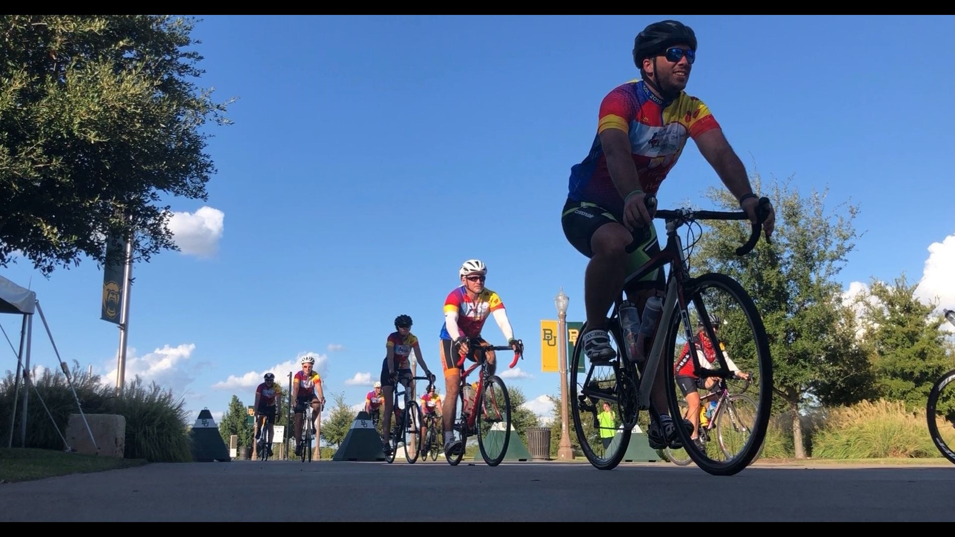 The Lone Star Circle of Life bike tour started in Tyler on Sept. 22 and ends in Corpus Christi. The group will stop in Waco at the Grant Teaff Pavilion at 5:30 p.m.