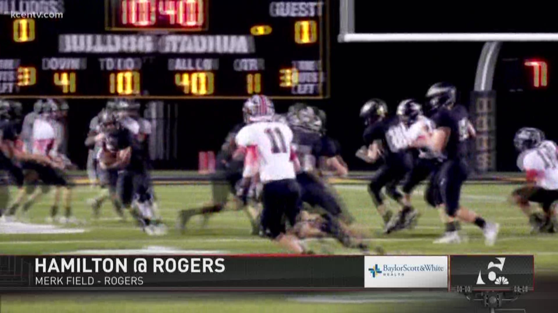 Rogers led 24-6 in the fourth.