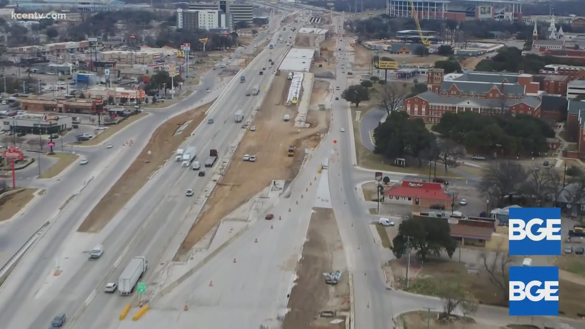 A spokesperson with TxDOT wouldn't confirm exactly how far ahead of schedule the project is but numbers the department provided show positive signs.