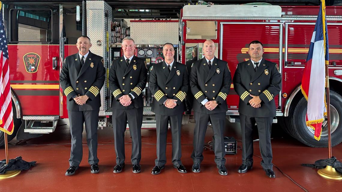 Temple Fire & Rescue swears in new Fire Chief | kcentv.com