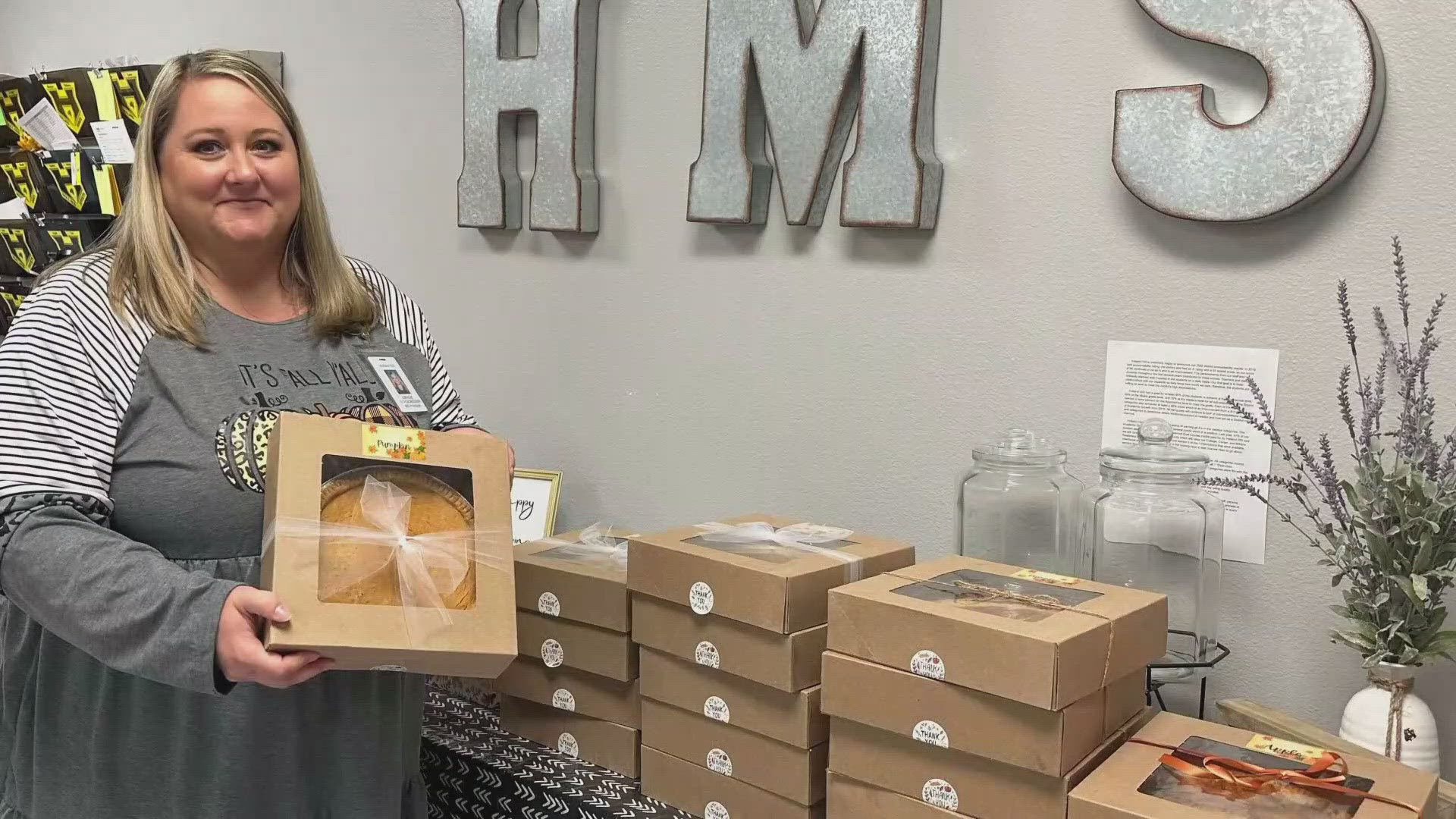 For the third annual Holland ISD pie drive, 135 pies will be needed to ensure every staff member receives one.