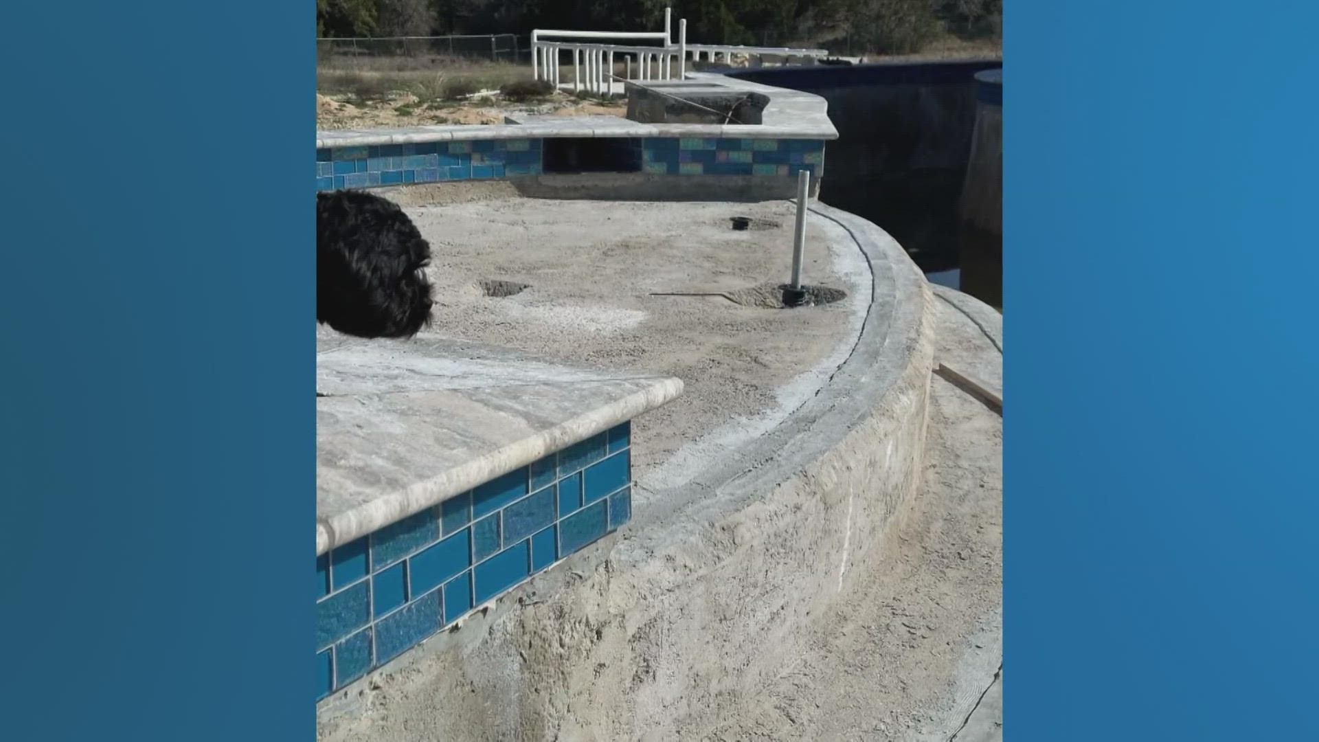 The customers allege that the company failed to complete pools, leaving them out thousands of dollars.