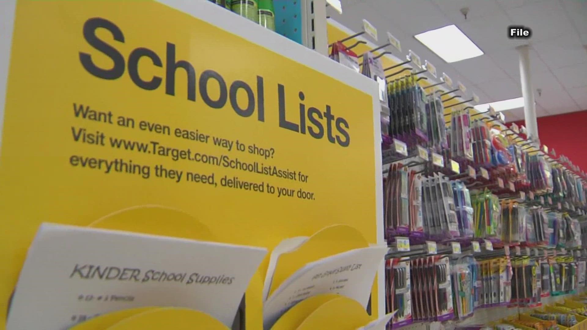 Experts say parents can save a few bucks on school supplies when they shop this Tax Free Weekend.