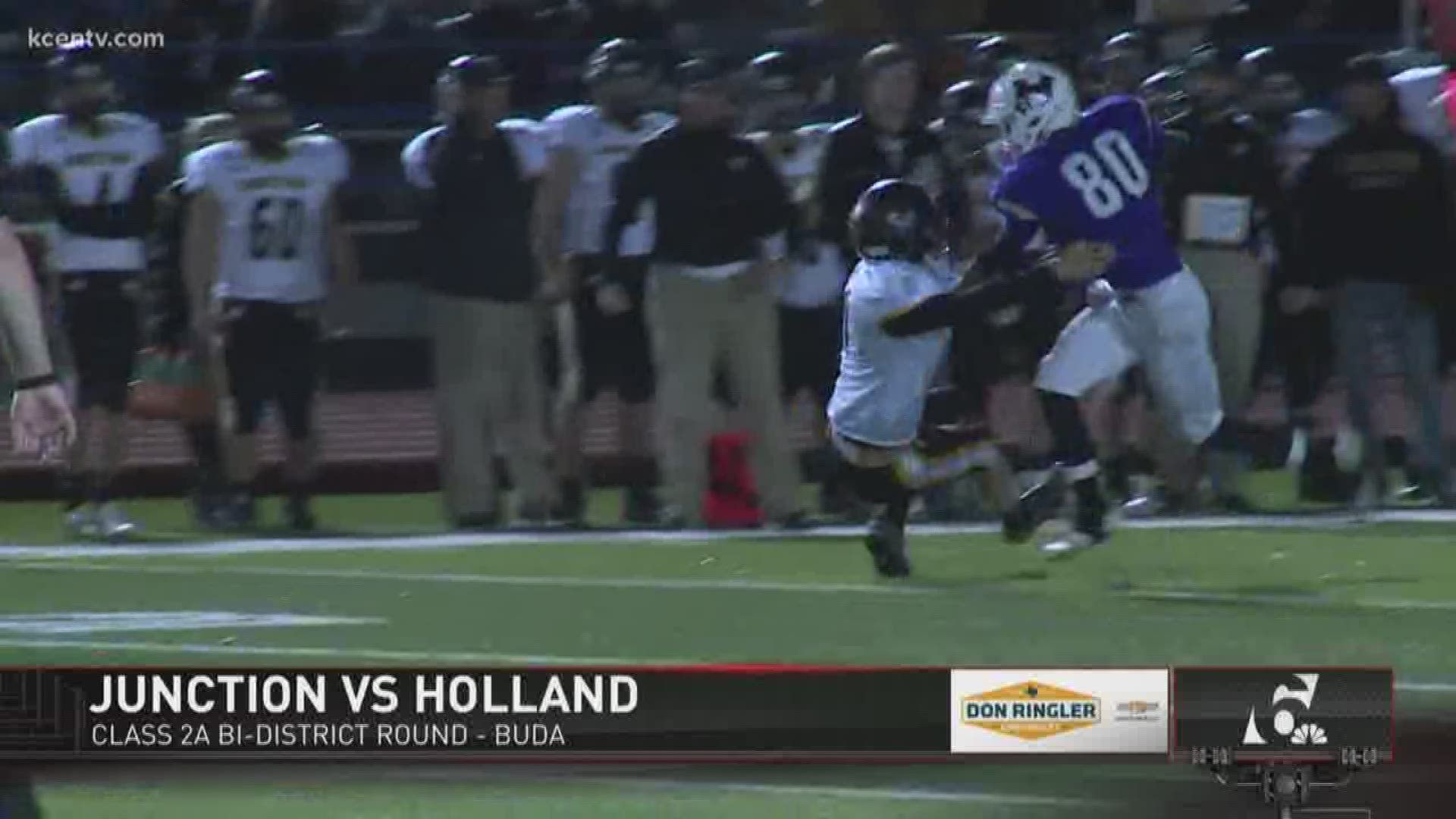 Holland ends Junction's postseason hopes with a 63-12 victory.