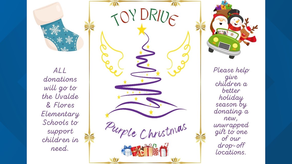 Purple Christmas Toy Drive for Uvalde families in Killeen - Vimarsana News