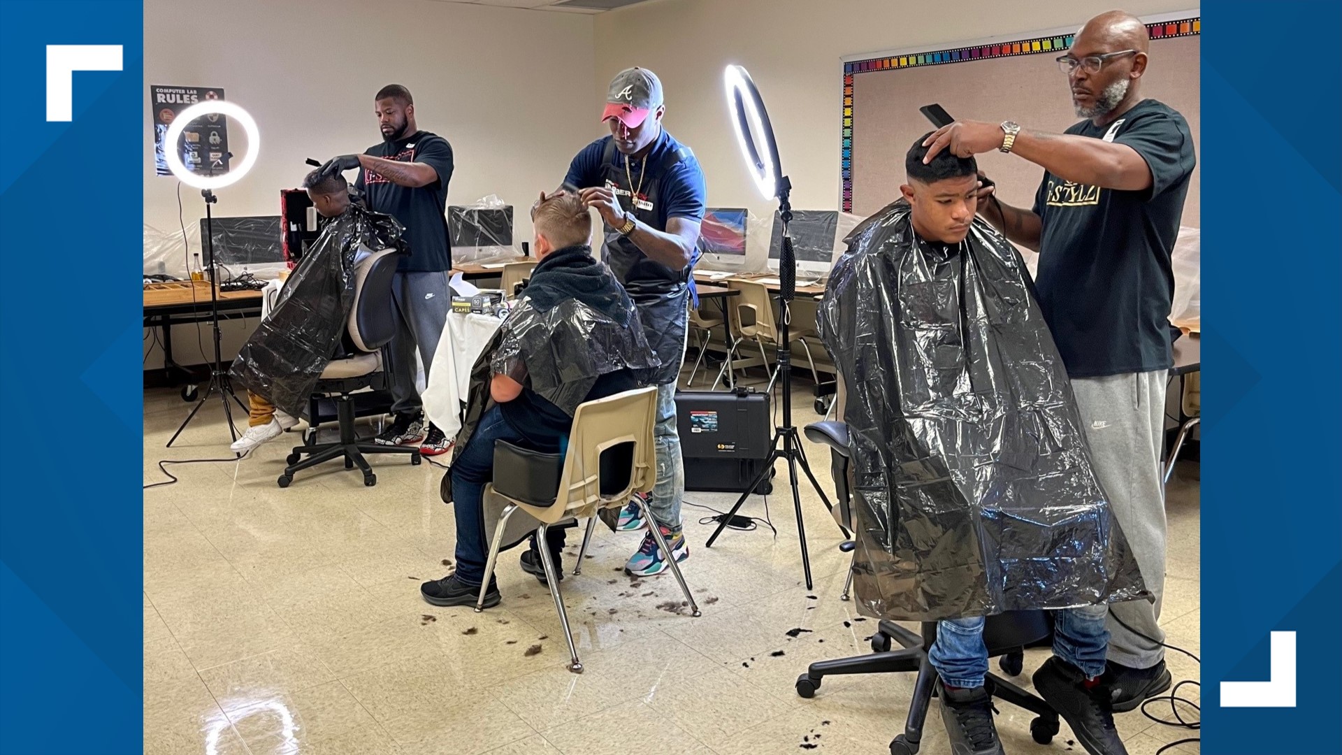 When you look good, you feel good and one local barber is giving back to local young men with a haircut before the Thanksgiving holiday.