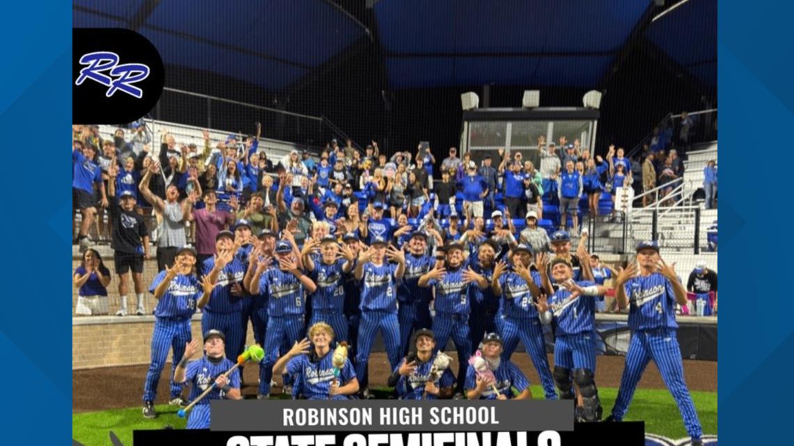 Robinson baseball advances to state semifinals for the first time since 2017