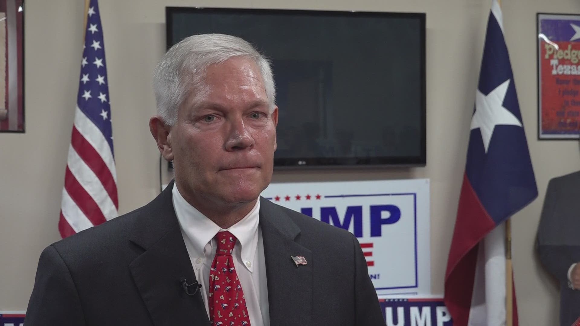 Cole Johnson interviews Pete Sessions, who announced he is running for congress.
