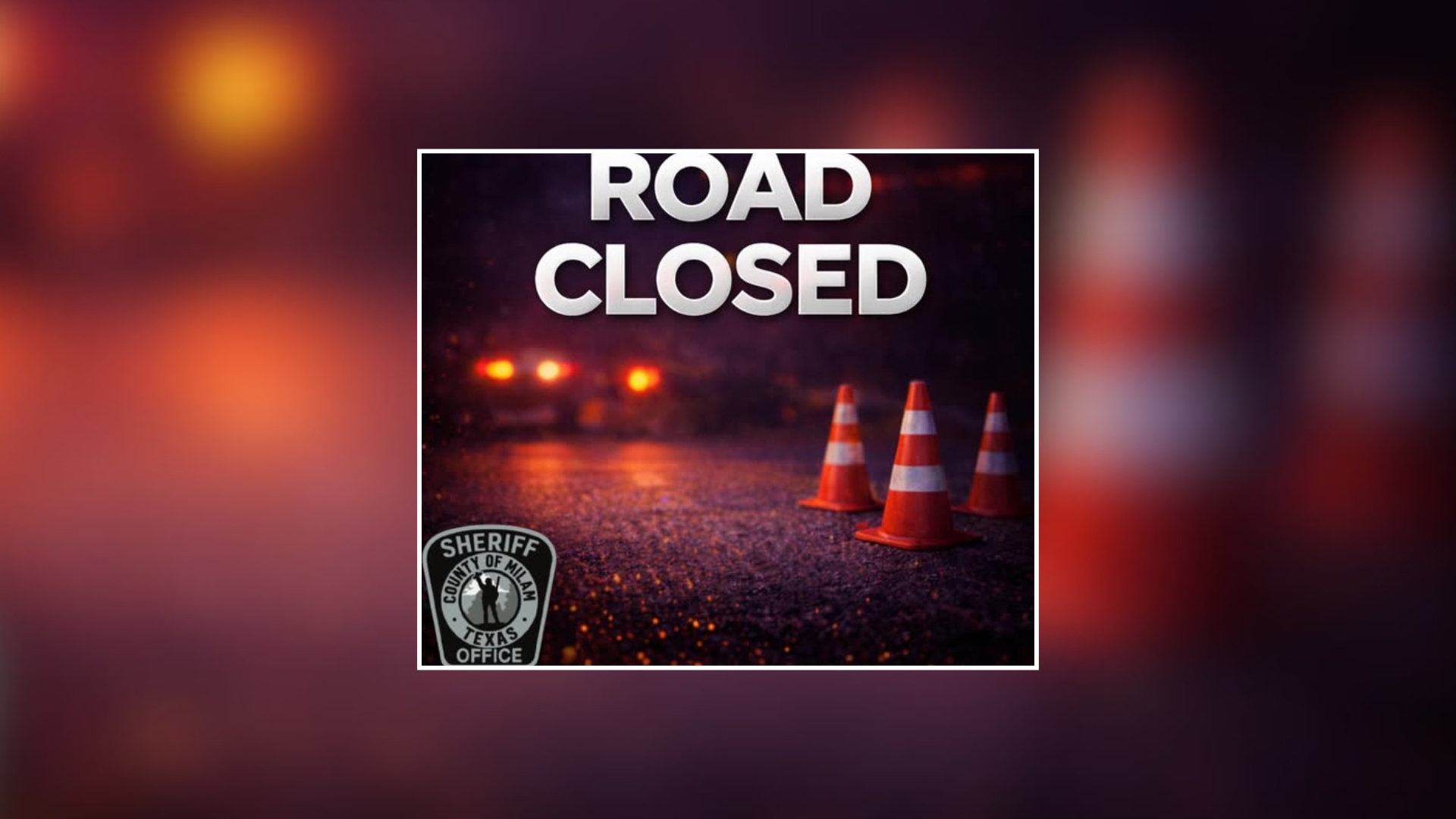 Milam County road shut down after Turkey Creek floods roadway | kcentv.com
