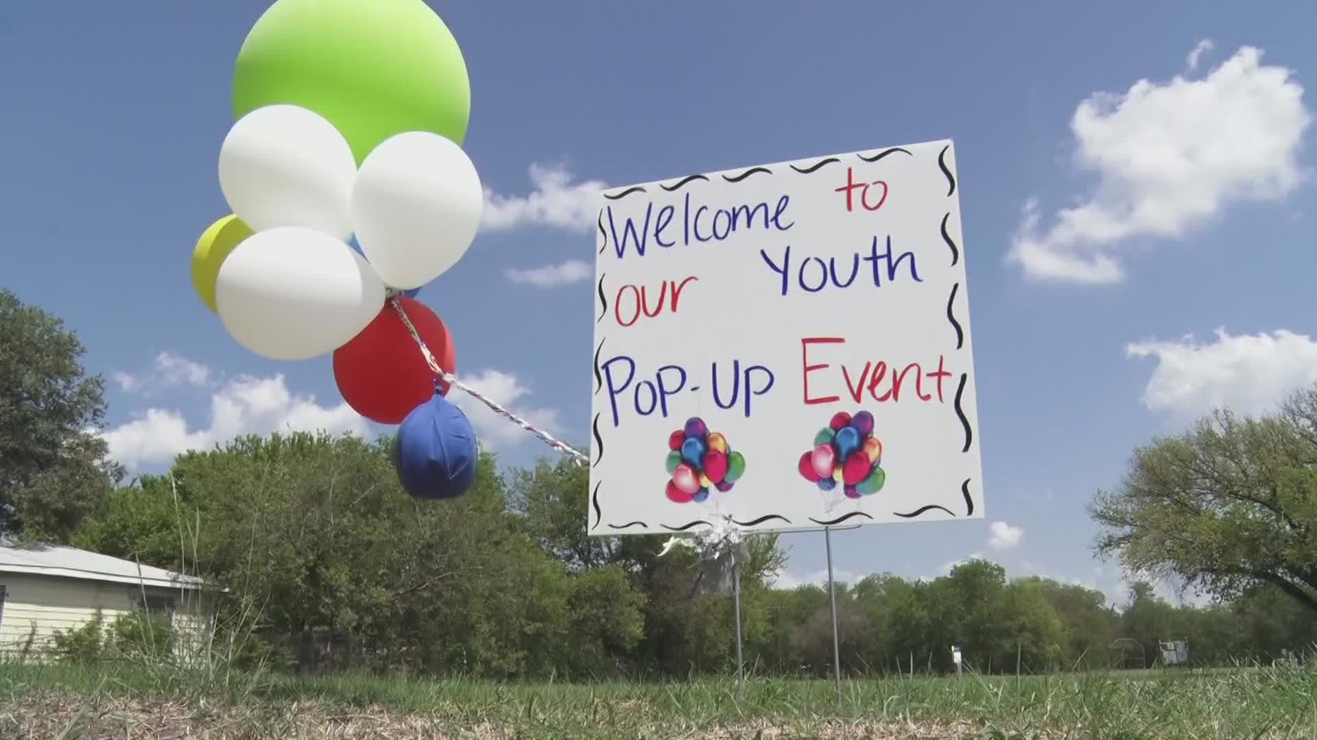 The South Waco Community Center organized a pop-up shop event on Saturday, Sept. 10 to encourage kids 18 and under to showcase their products.