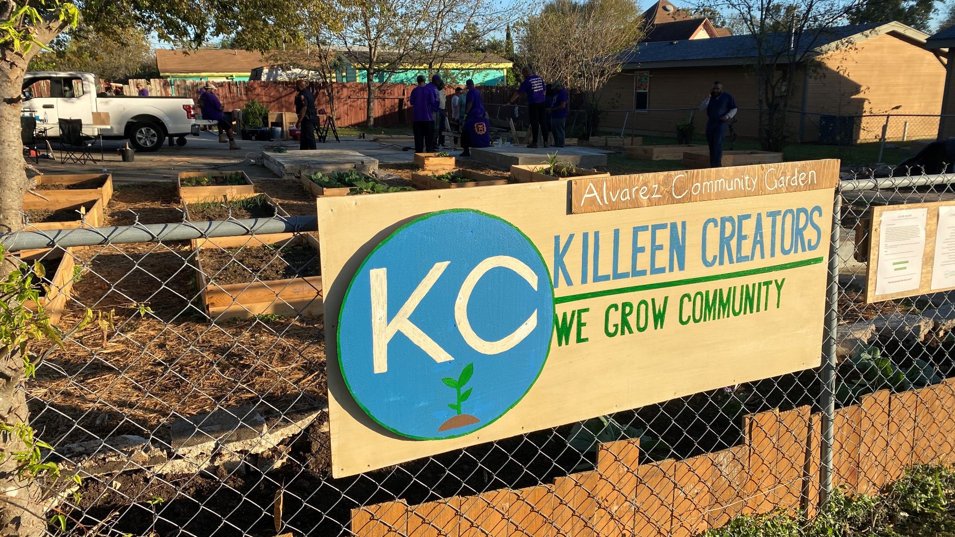 The Alvarez family decided to give the land to Killeen Creators -- a group who is turning the lot into a food source and gathering place.